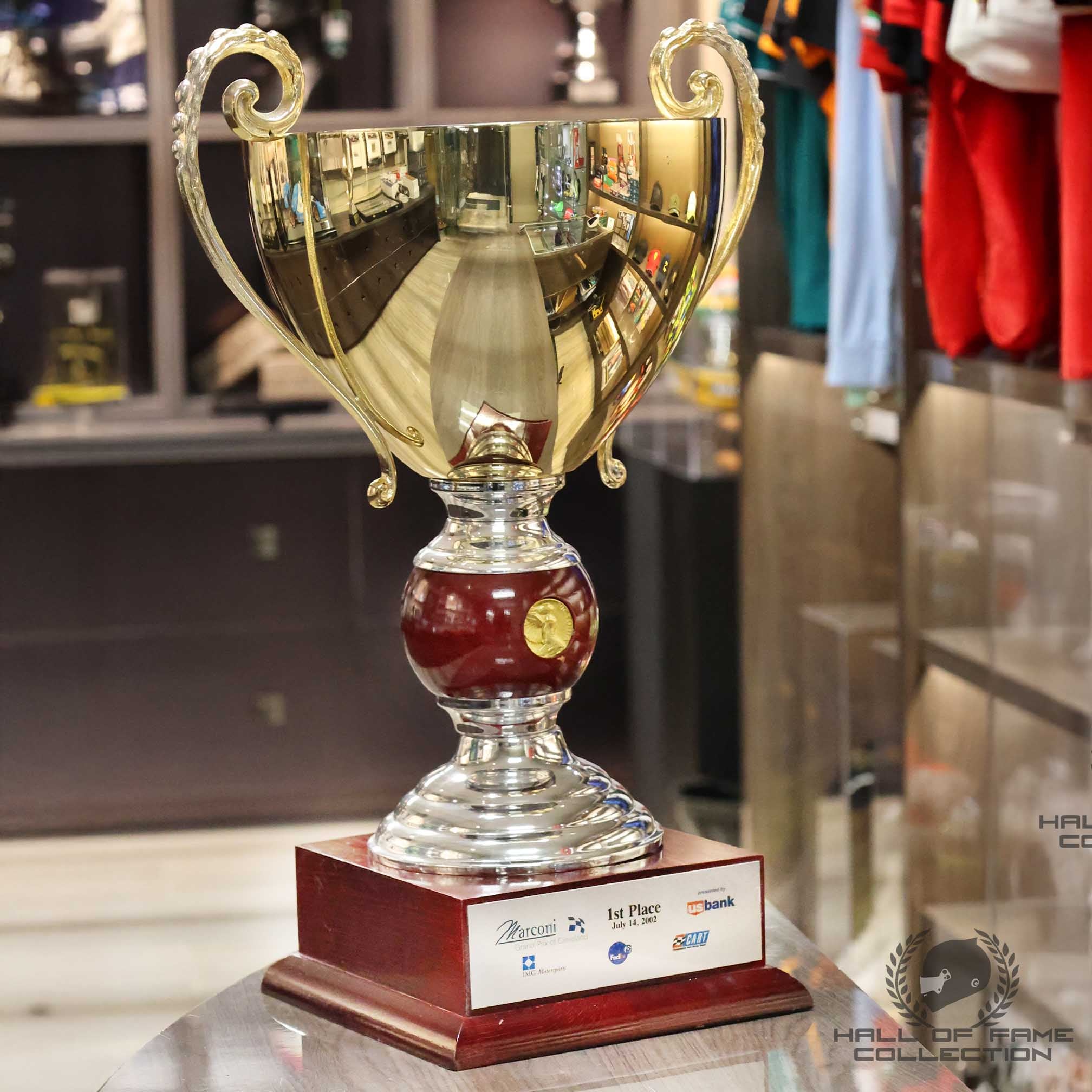 2002 Patrick Carpentier Cleveland GP Win IndyCar Trophy