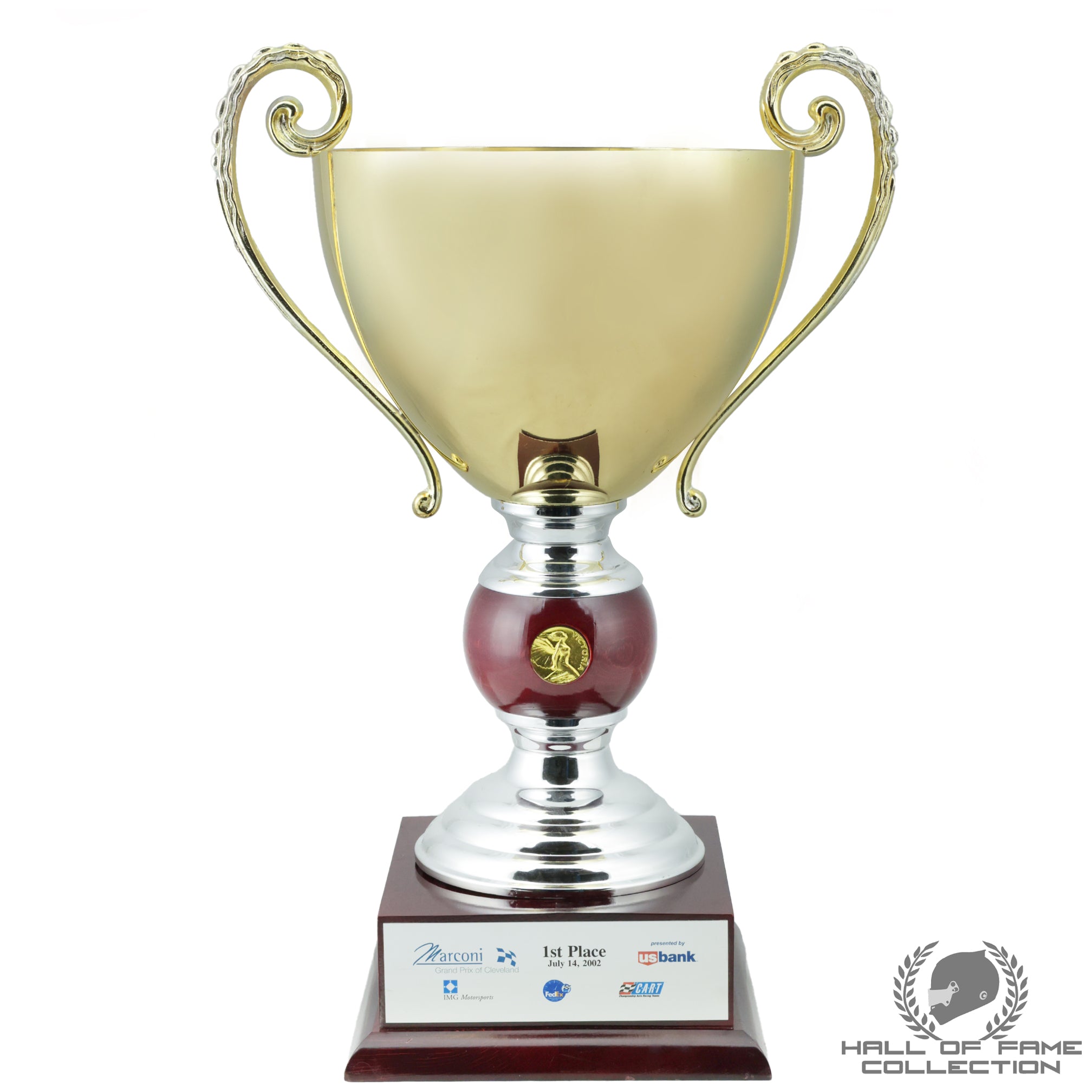 2002 Patrick Carpentier Cleveland GP Win IndyCar Trophy