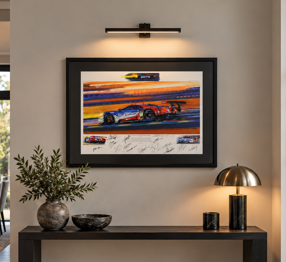 2016 Le Mans Anniversary Victory for Ford Signed & Framed F1 Print