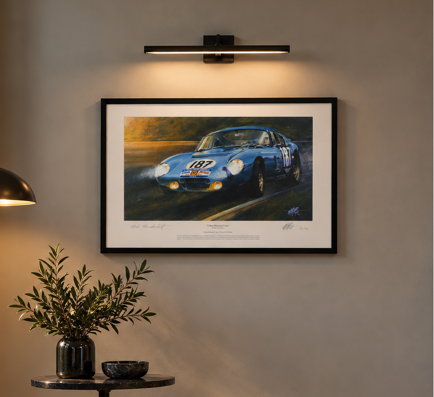 1964 Daytona Cobra Coupe Signed Framed F1 Print