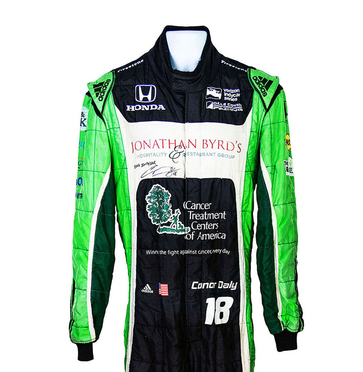 2016 Conor Daly Signed Race-Used Dale Coyne Racing IndyCar Suit