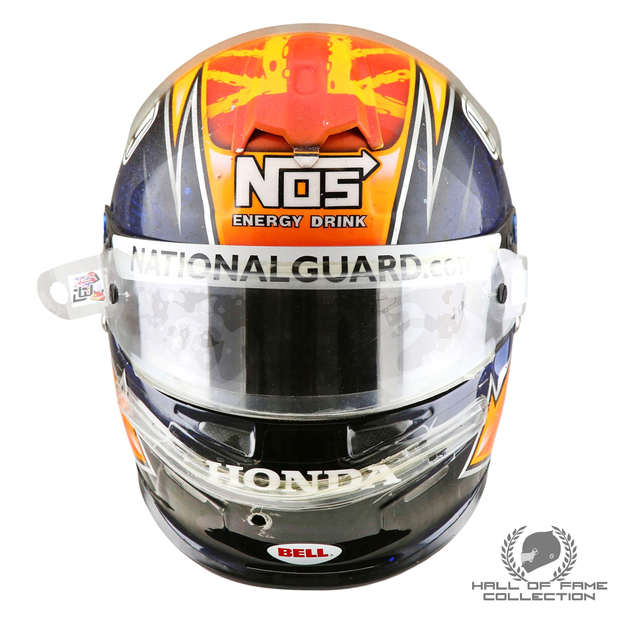 2010 Dan Wheldon Double Podium Race Used Panther Racing IndyCar Helmet
