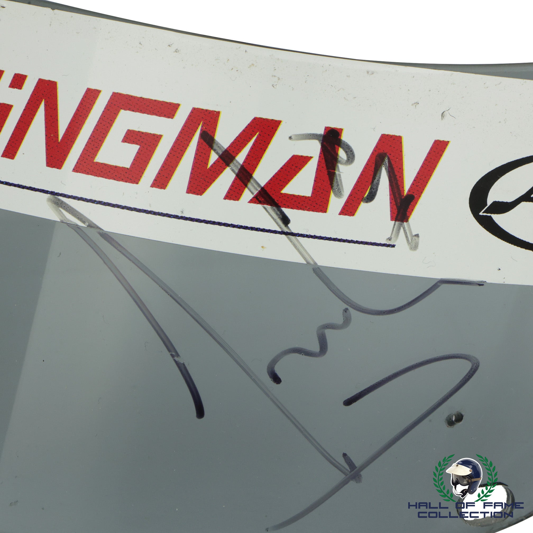 2003 Tiago Monteiro Signed Race Used Fittipaldi-Dingman Racing CART World Series Visor