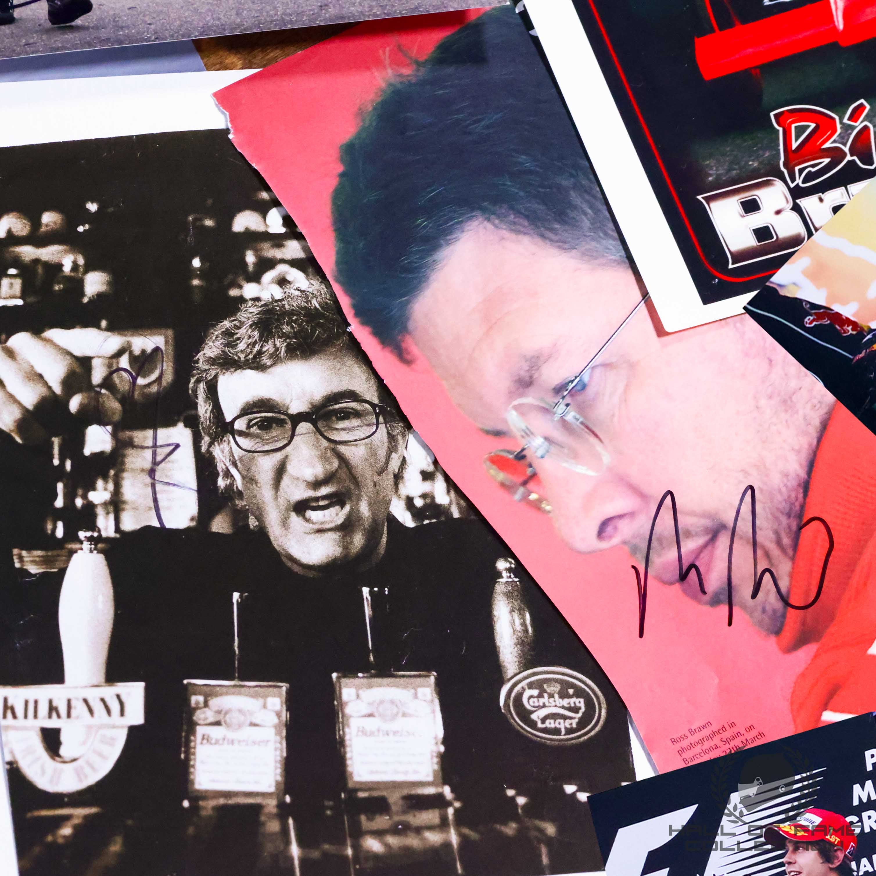 1950's-2025 F1 Driver Autograph Collection Lot - Including 20 World Champions