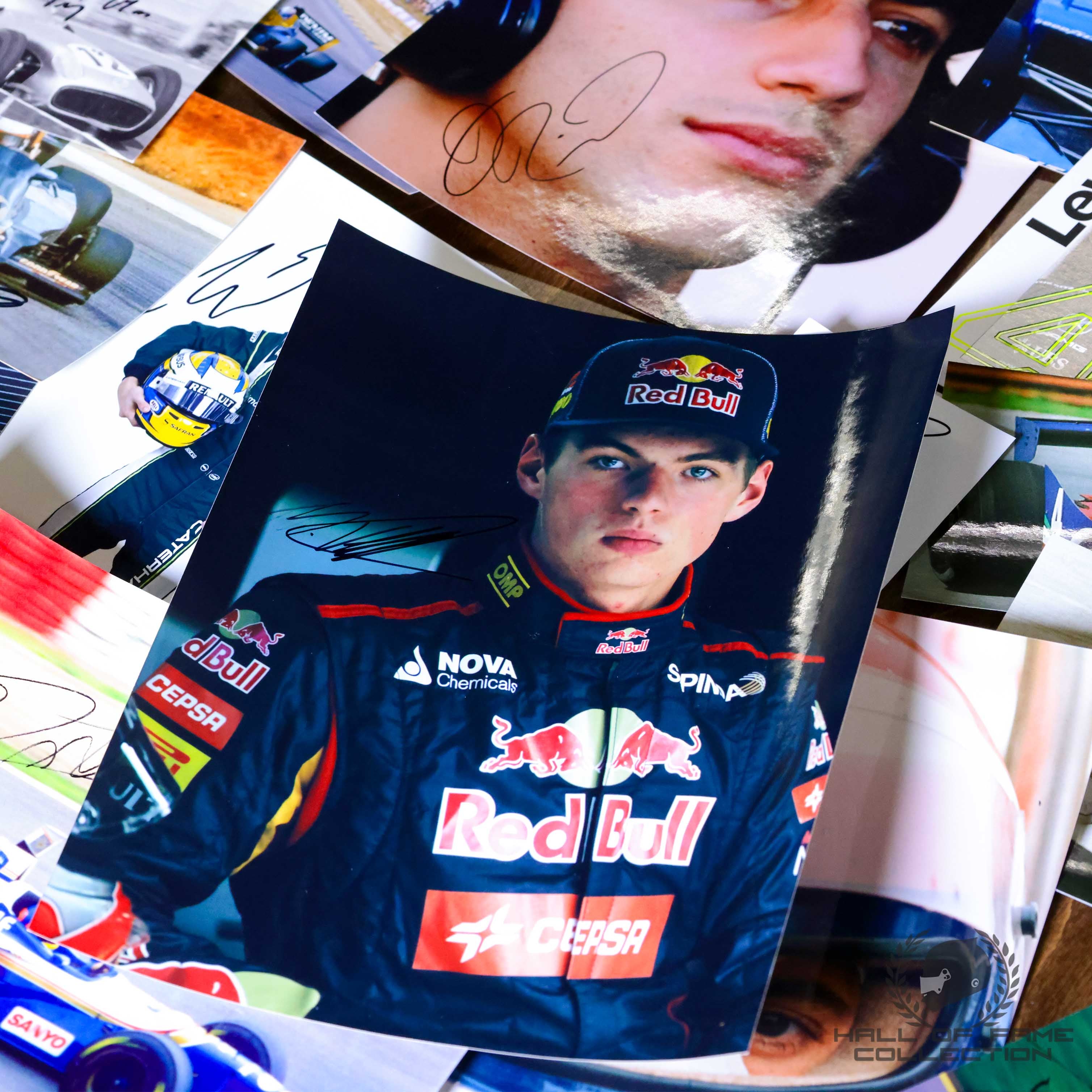 1950's-2025 F1 Driver Autograph Collection Lot - Including 20 World Champions