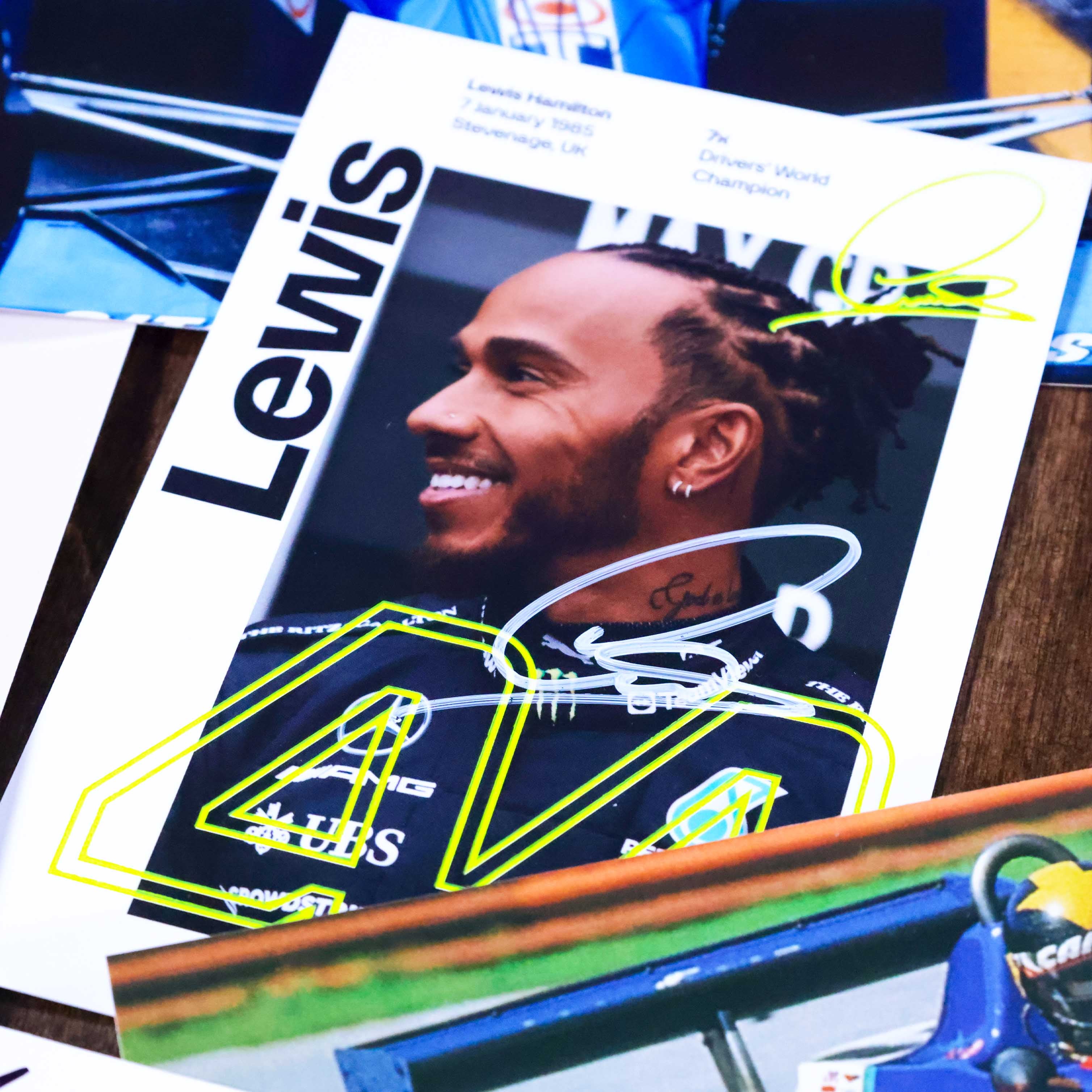 1950's-2025 F1 Driver Autograph Collection Lot - Including 20 World Champions