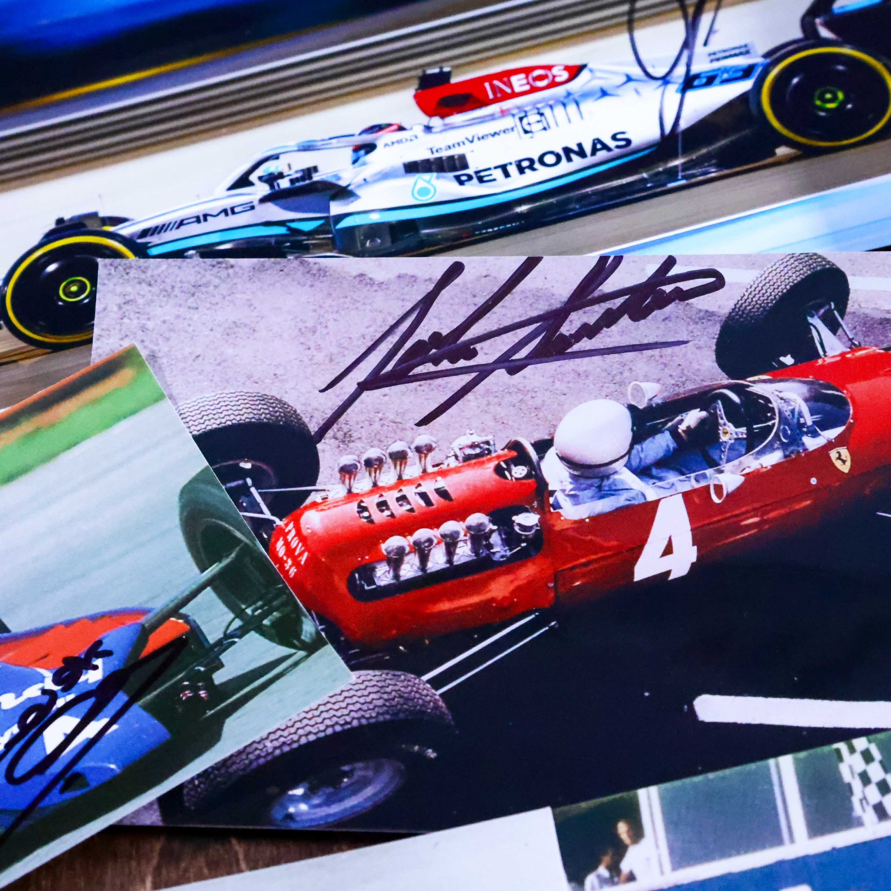 1950's-2025 F1 Driver Autograph Collection Lot - Including 20 World Champions