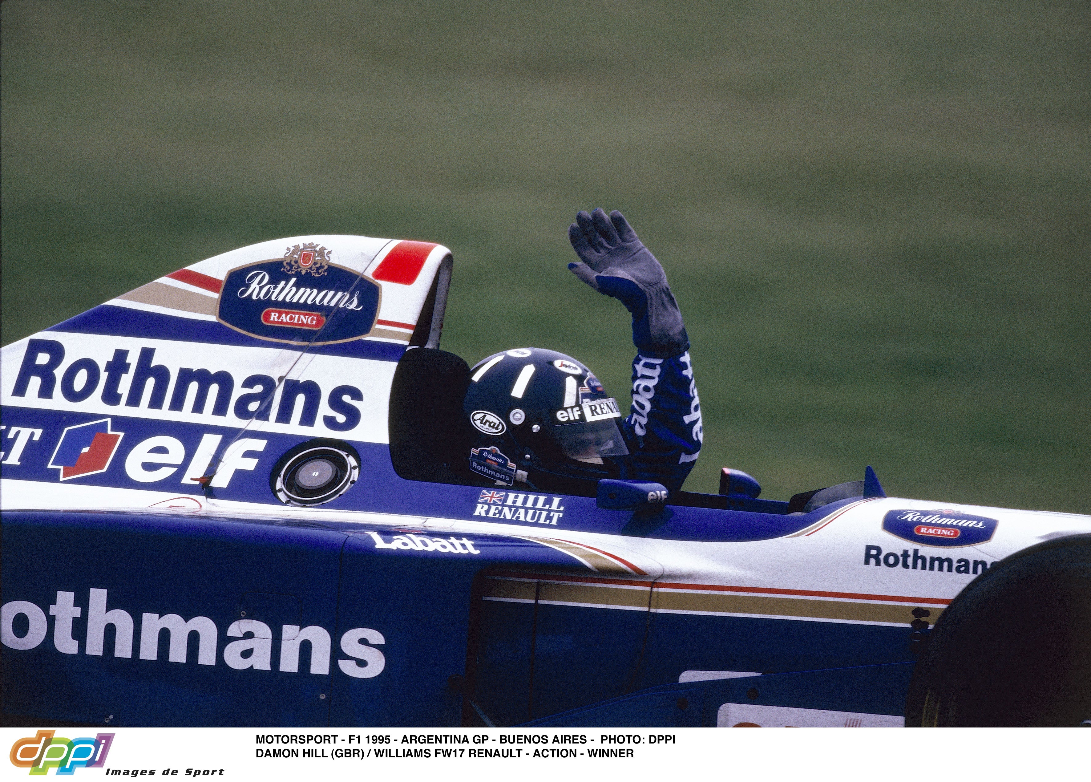 1995 Damon Hill Original Rothmans Williams F1 Suit