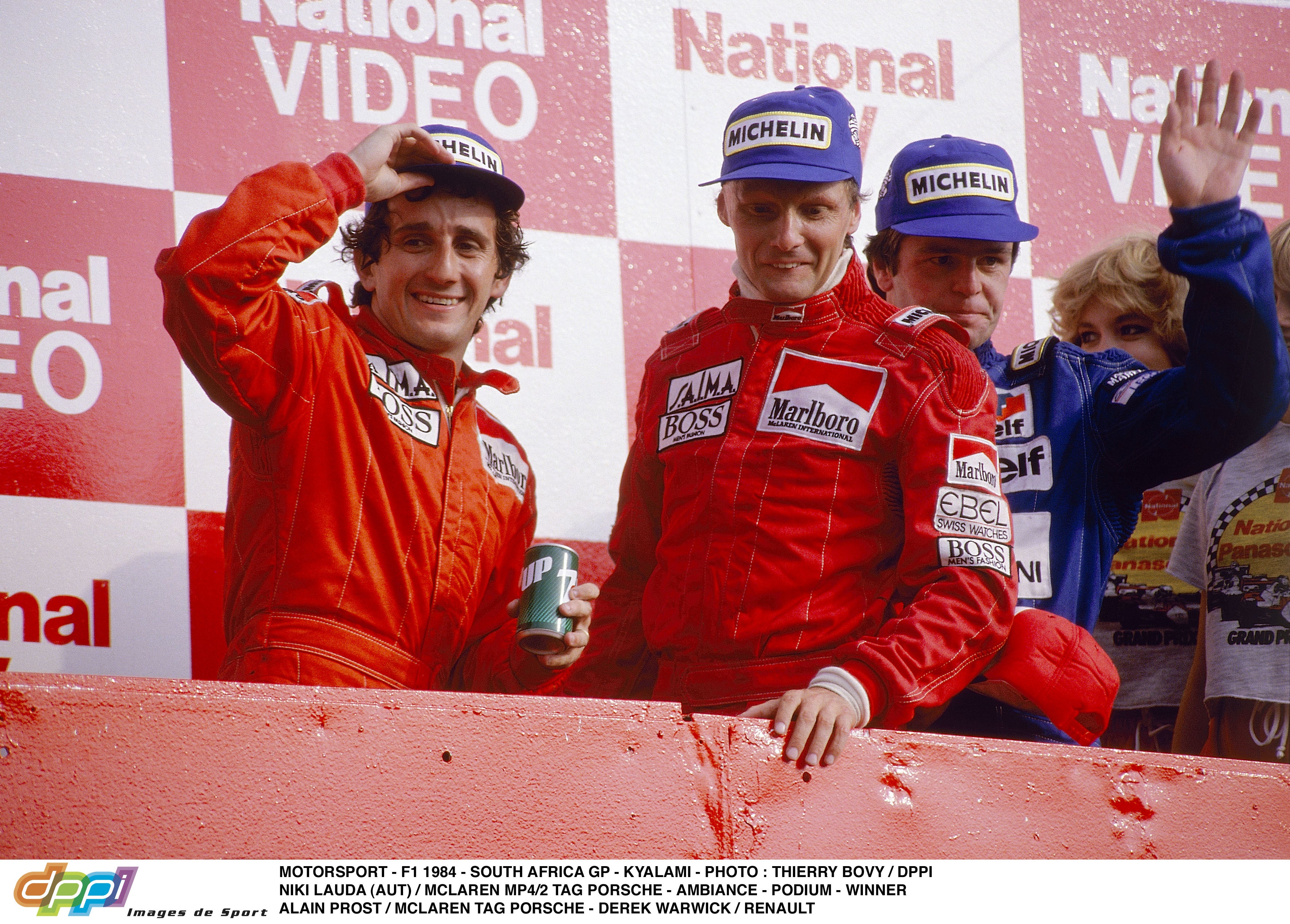 1984 Alain Prost Race Worn McLaren F1 Suit