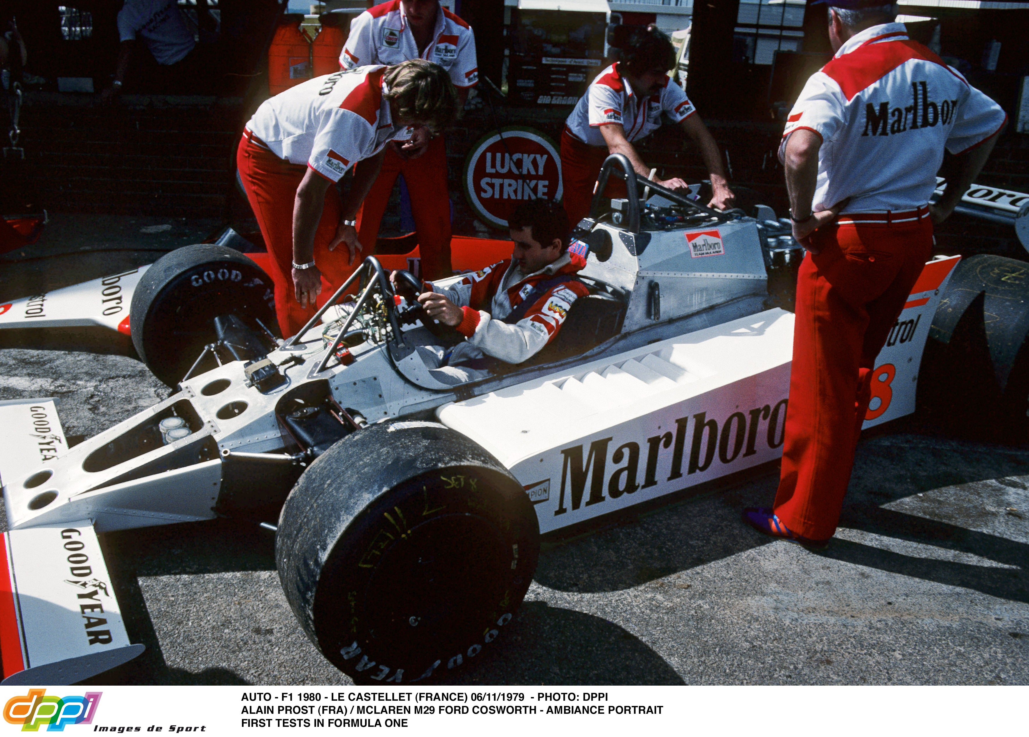1980 Alain Prost Rookie Season Used McLaren F1 Suit