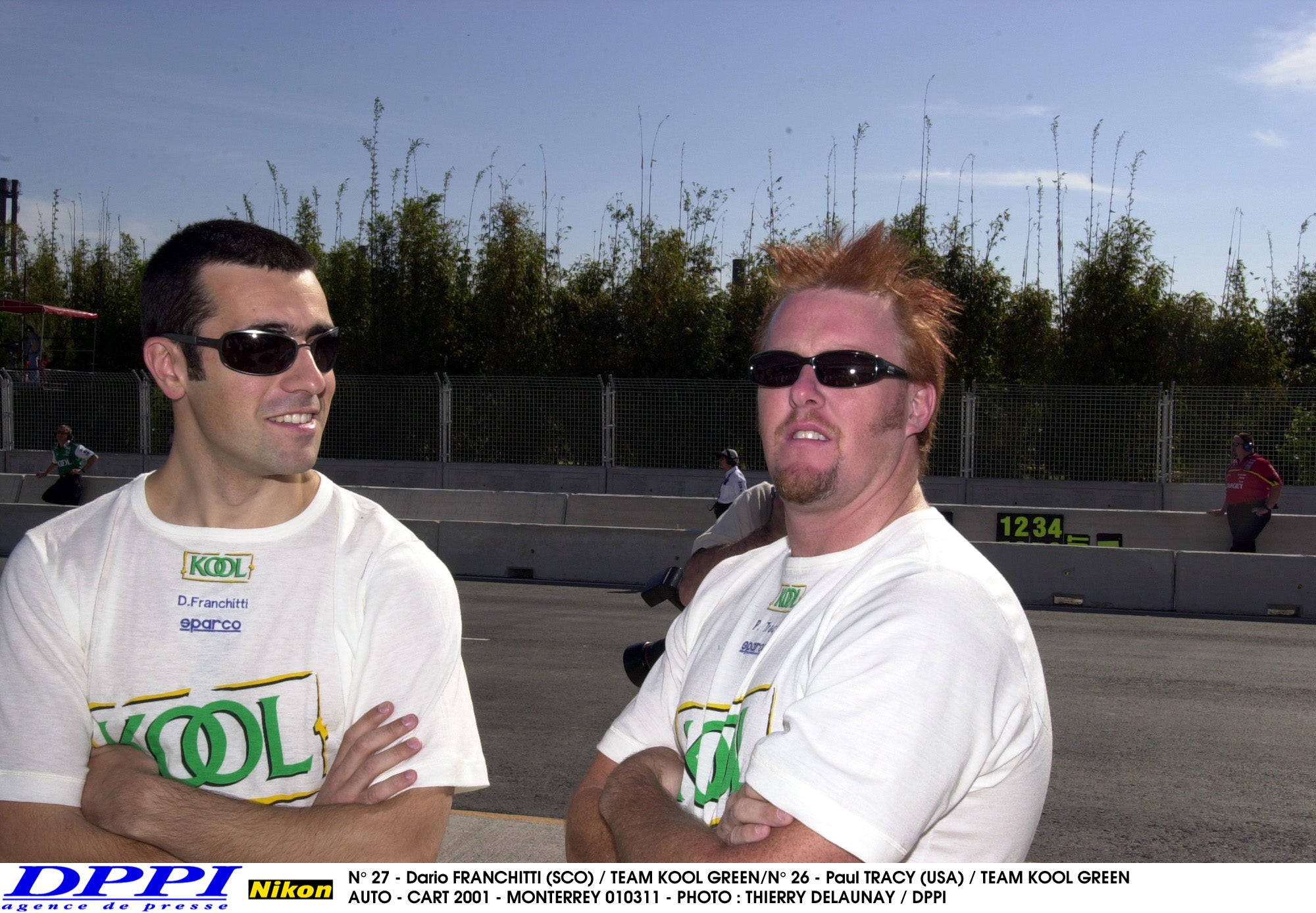 2001 Dario Franchitti Signed Race Used Team Kool Green IndyCar Gloves