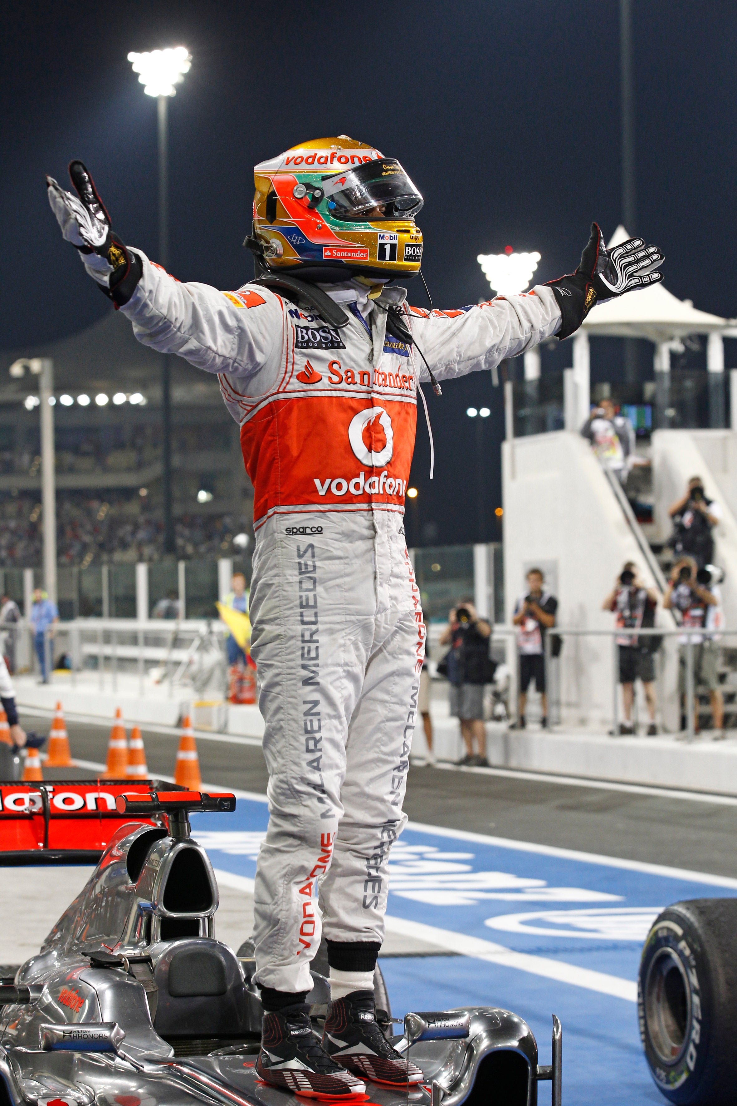 2011 Lewis Hamilton Race Used McLaren F1 Boots