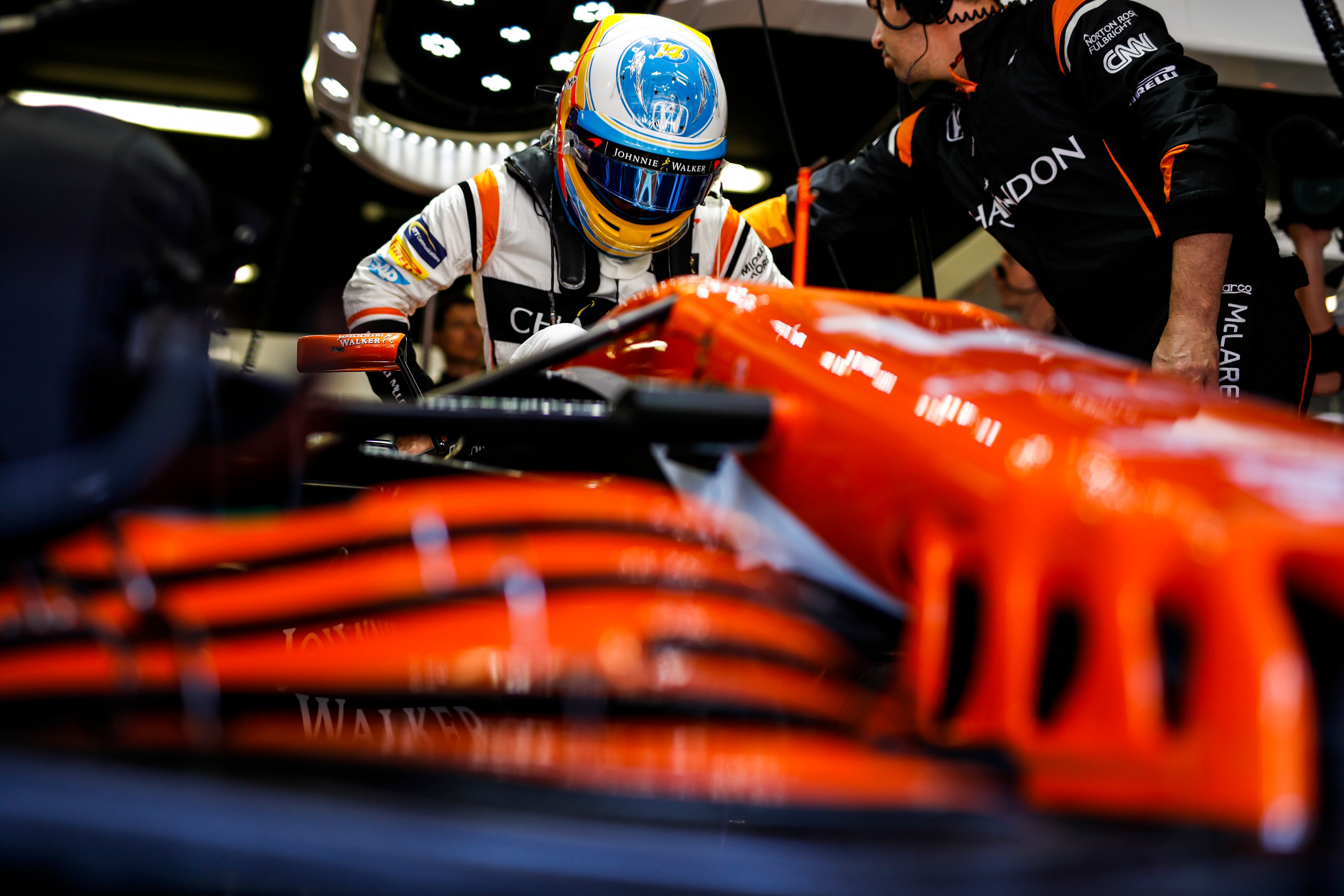 2017 Fernando Alonso Spanish Grand Prix Used Mclaren F1 Suit