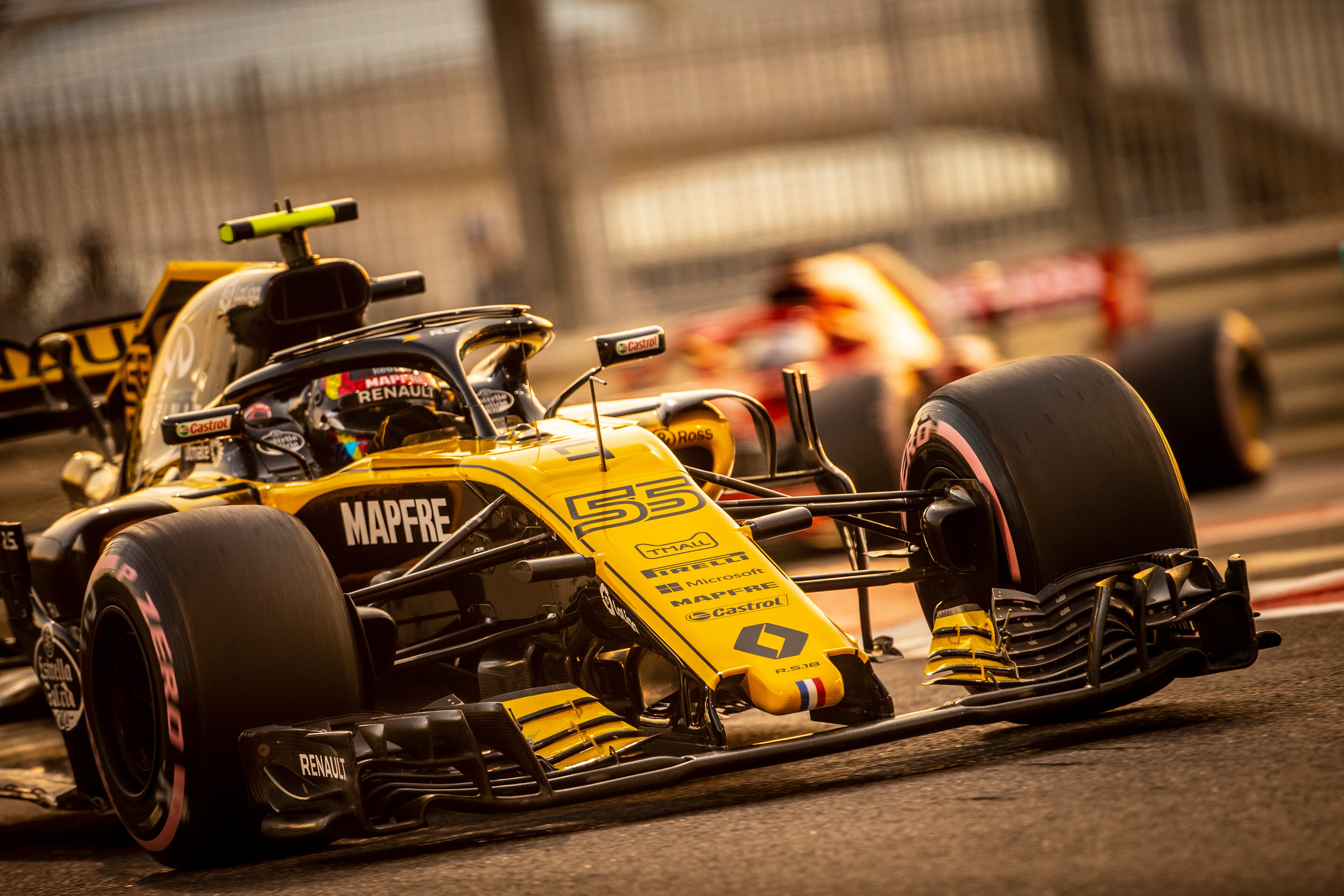 2018 Carlos Sainz Race Used Renault F1 Boots