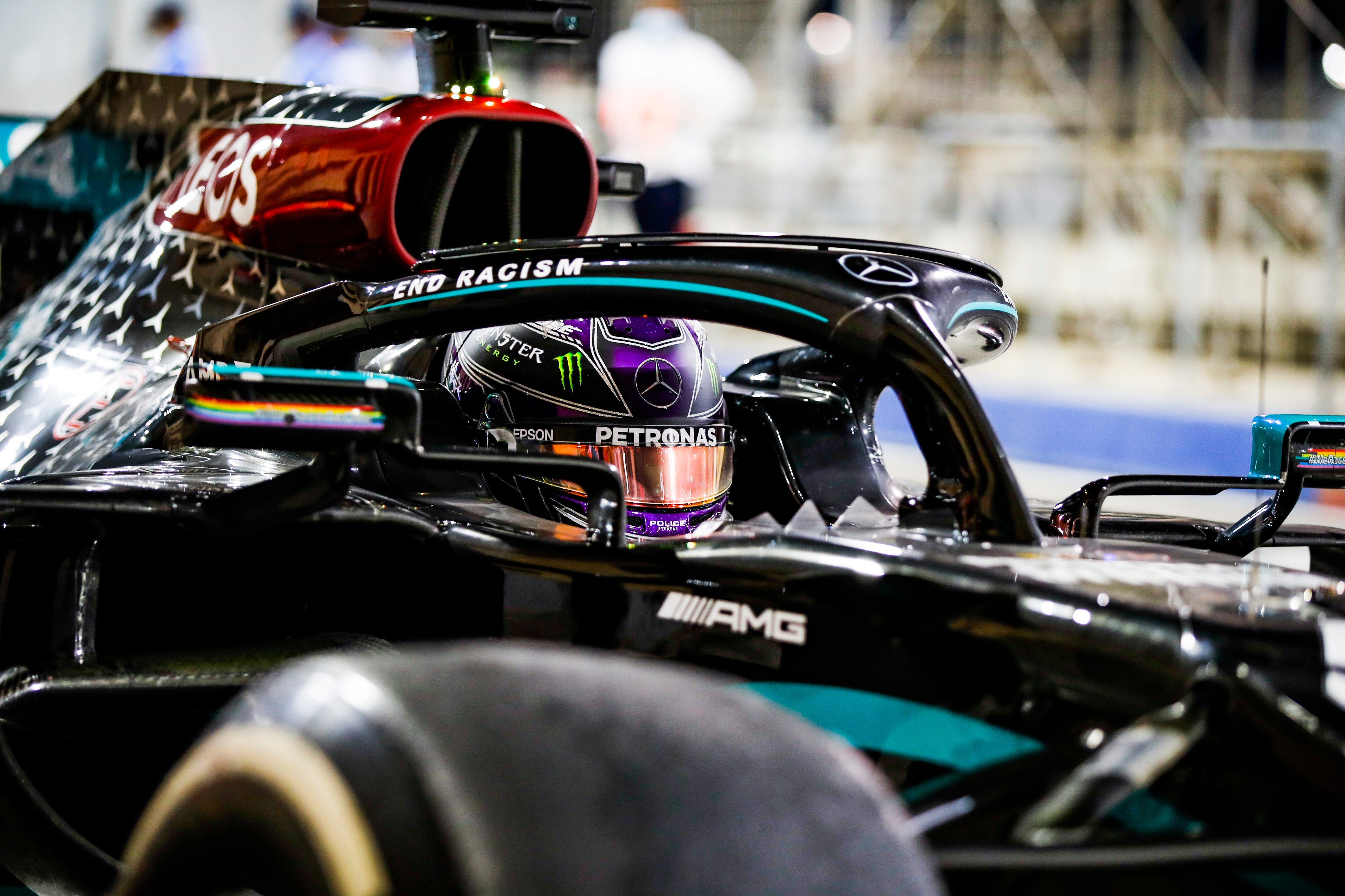 2020 Lewis Hamilton Bahrain GP 1/5 Bell Ltd Edition Replica Mercedes Helmet