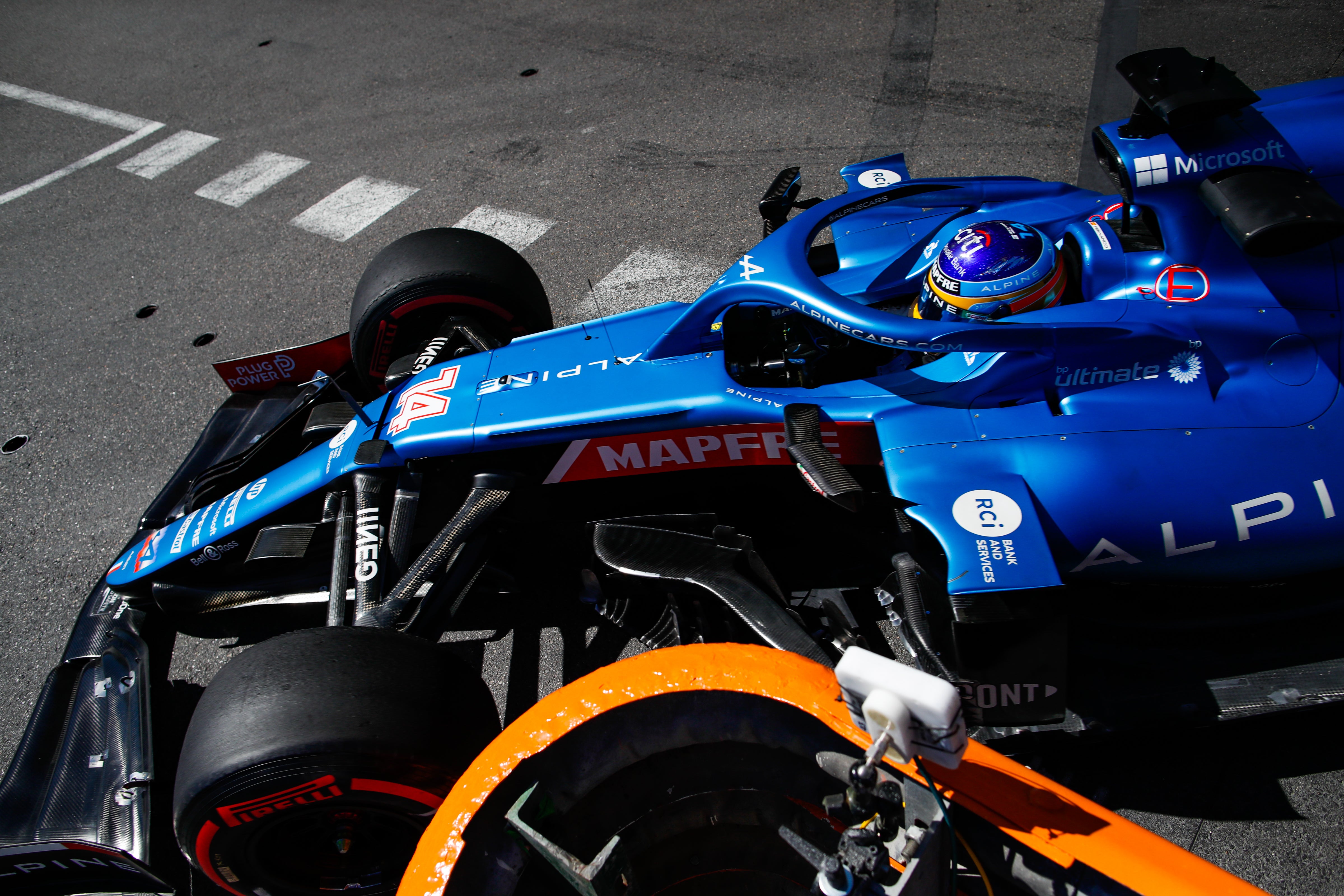 2021 Fernando Alonso Monaco GP Special Used Alpine F1 Boots