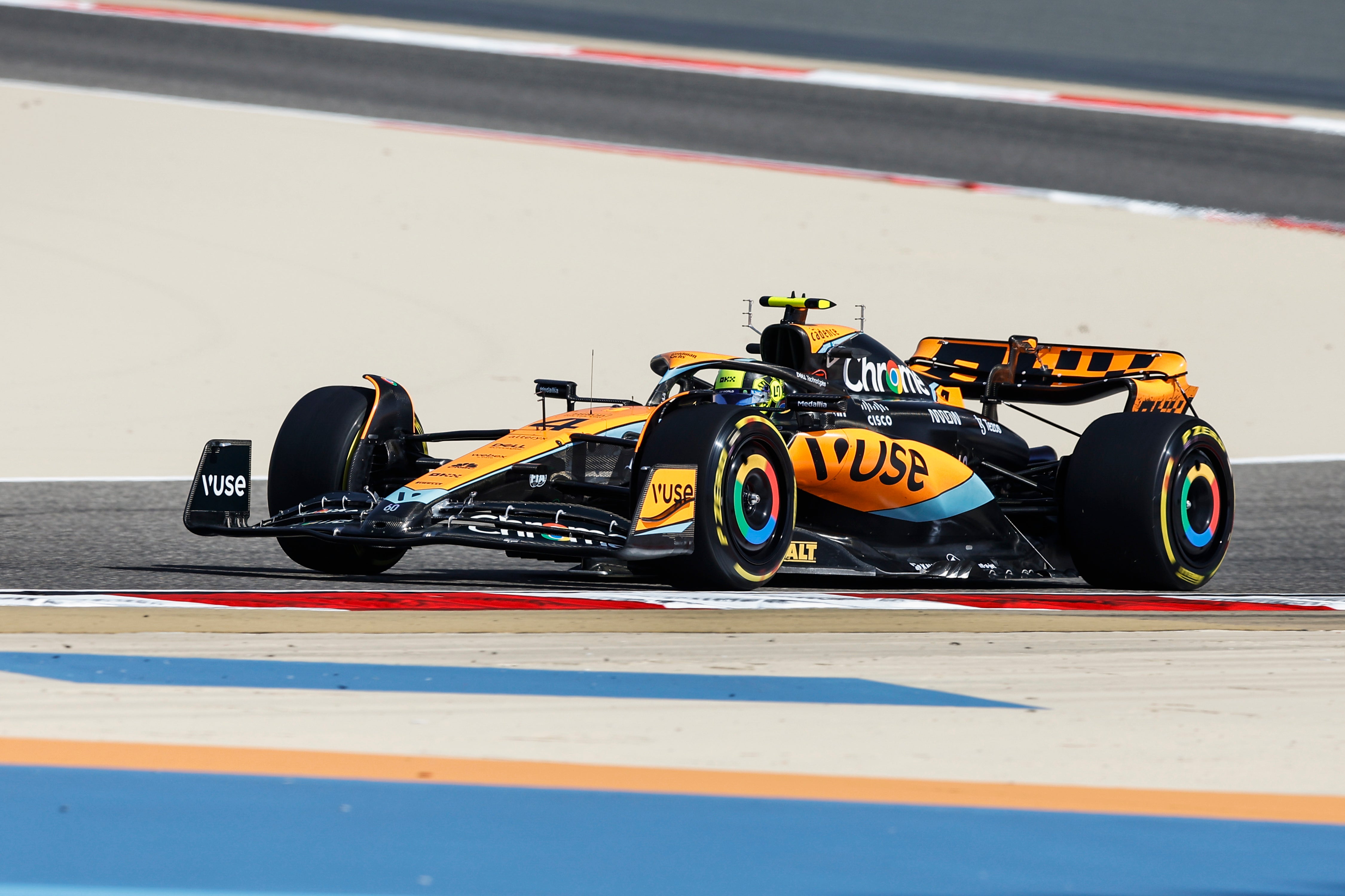 2023 Lando Norris Signed McLaren Original Worn F1 Suit - Charity Auction