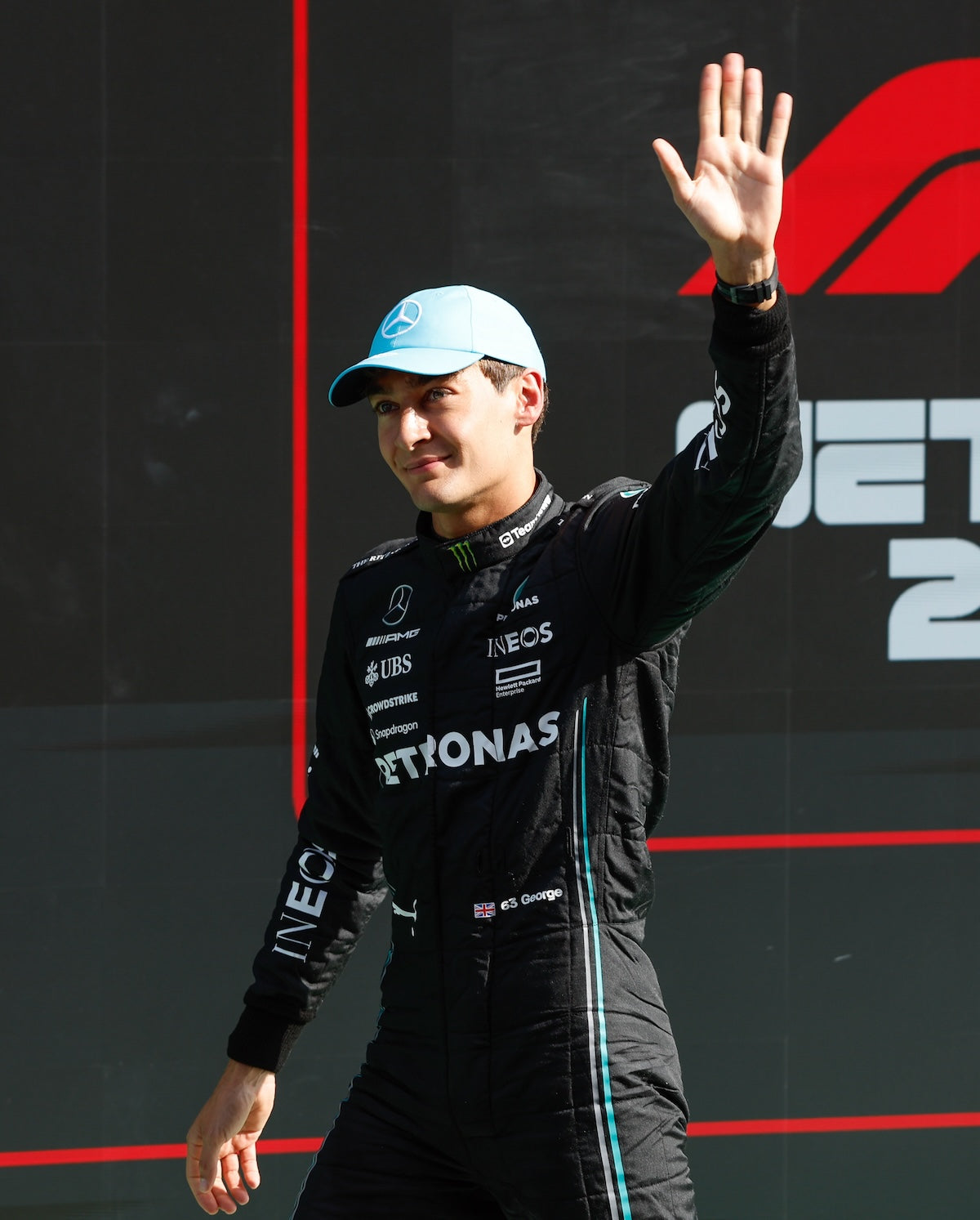 2023 George Russell Promo Mercedes AMG F1 Suit