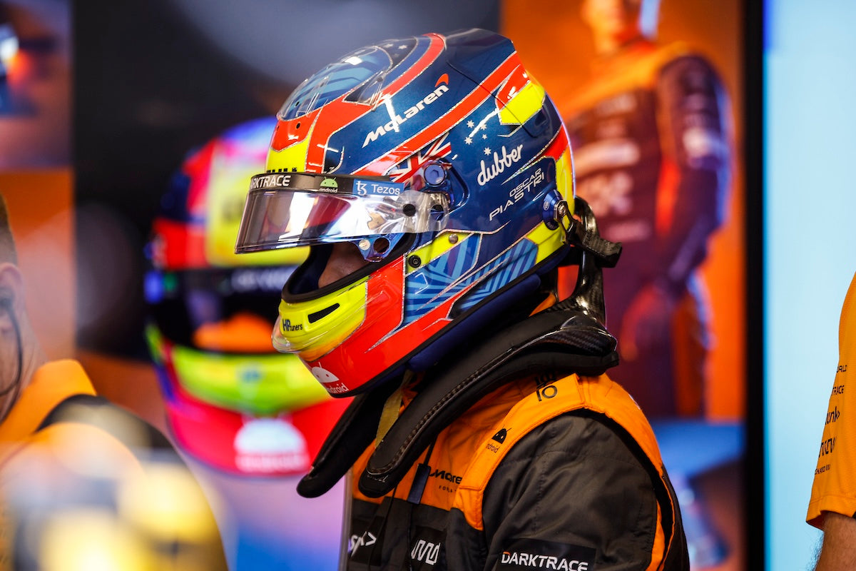 2023 Oscar Piastri Signed Rookie Year McLaren F1 Worn Suit