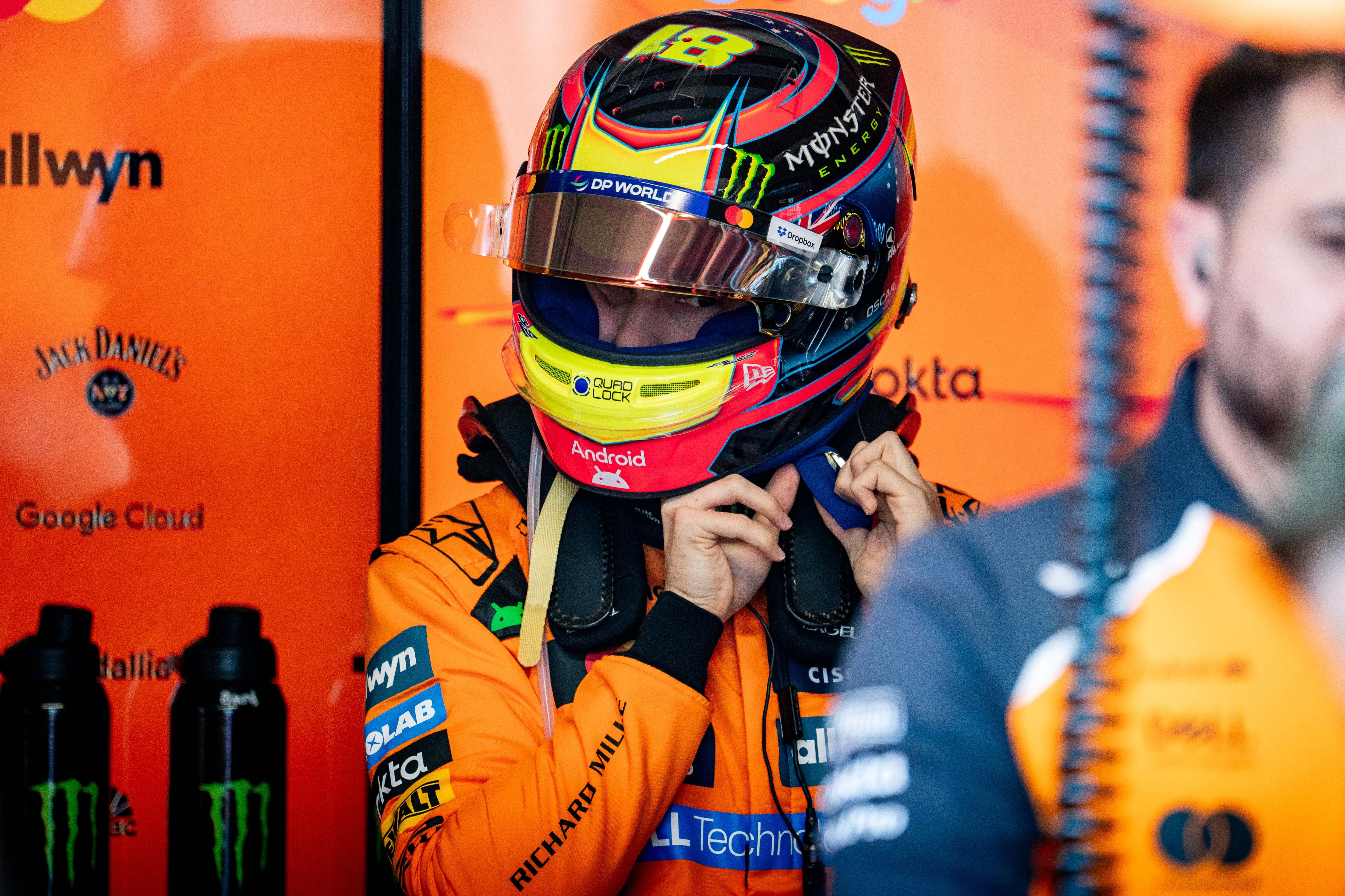 2025 Oscar Piastri Signed Original Used McLaren F1 Suit