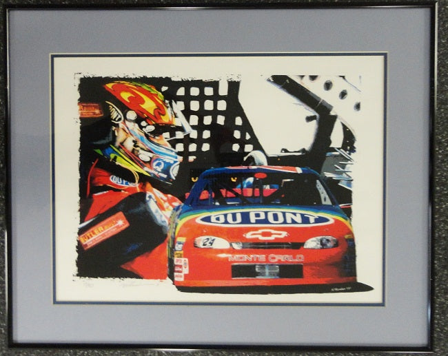 Jeff Gordon #24 Limited Edition Framed NASCAR Print