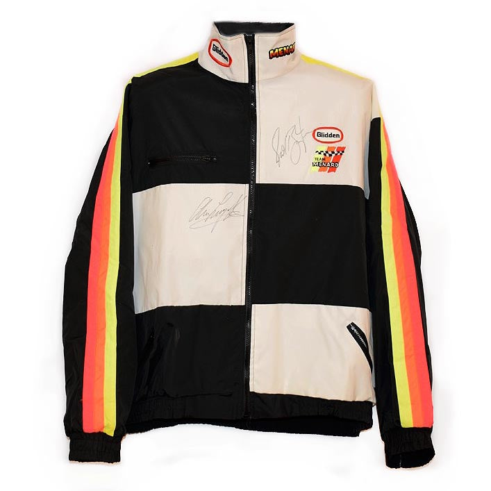 1995 Team Menards Signed Arie Luyendyk & Scott Brayton Original Team IndyCar Jacket