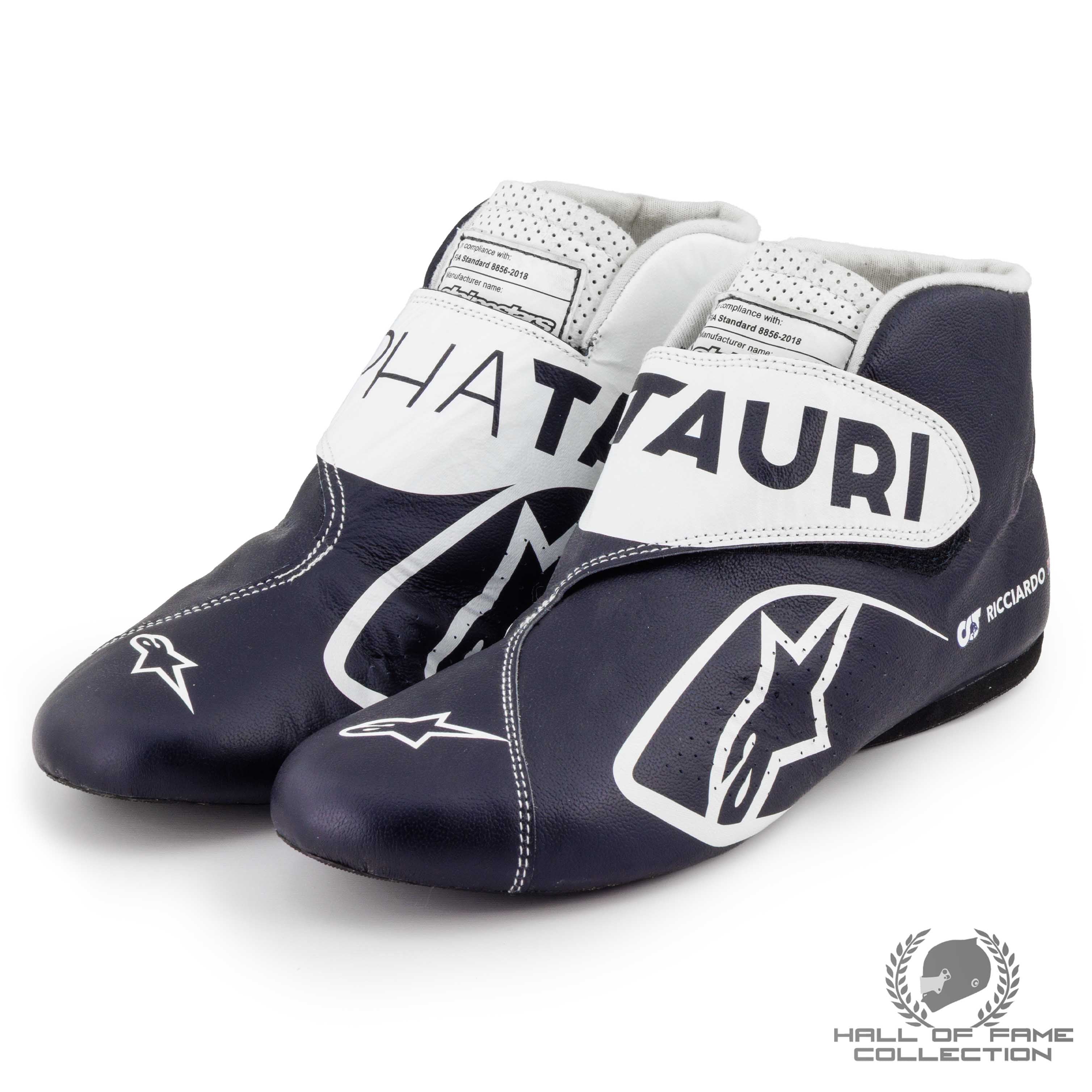 2023 Daniel Ricciardo Used Scuderia AlphaTauri F1 Boots