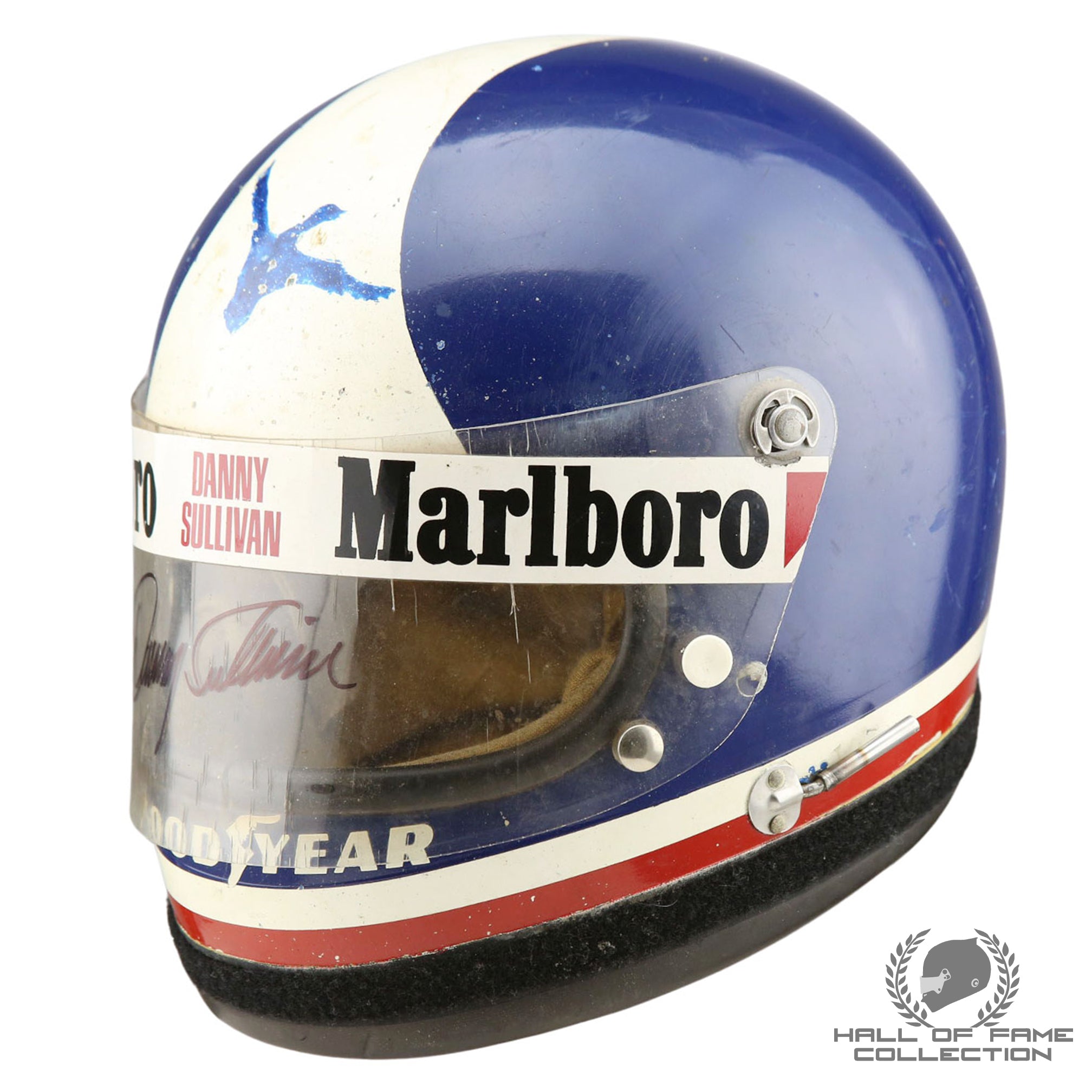 1975-78 Danny Sullivan Race Used Formula Atlantic F2 and F3 Helmet