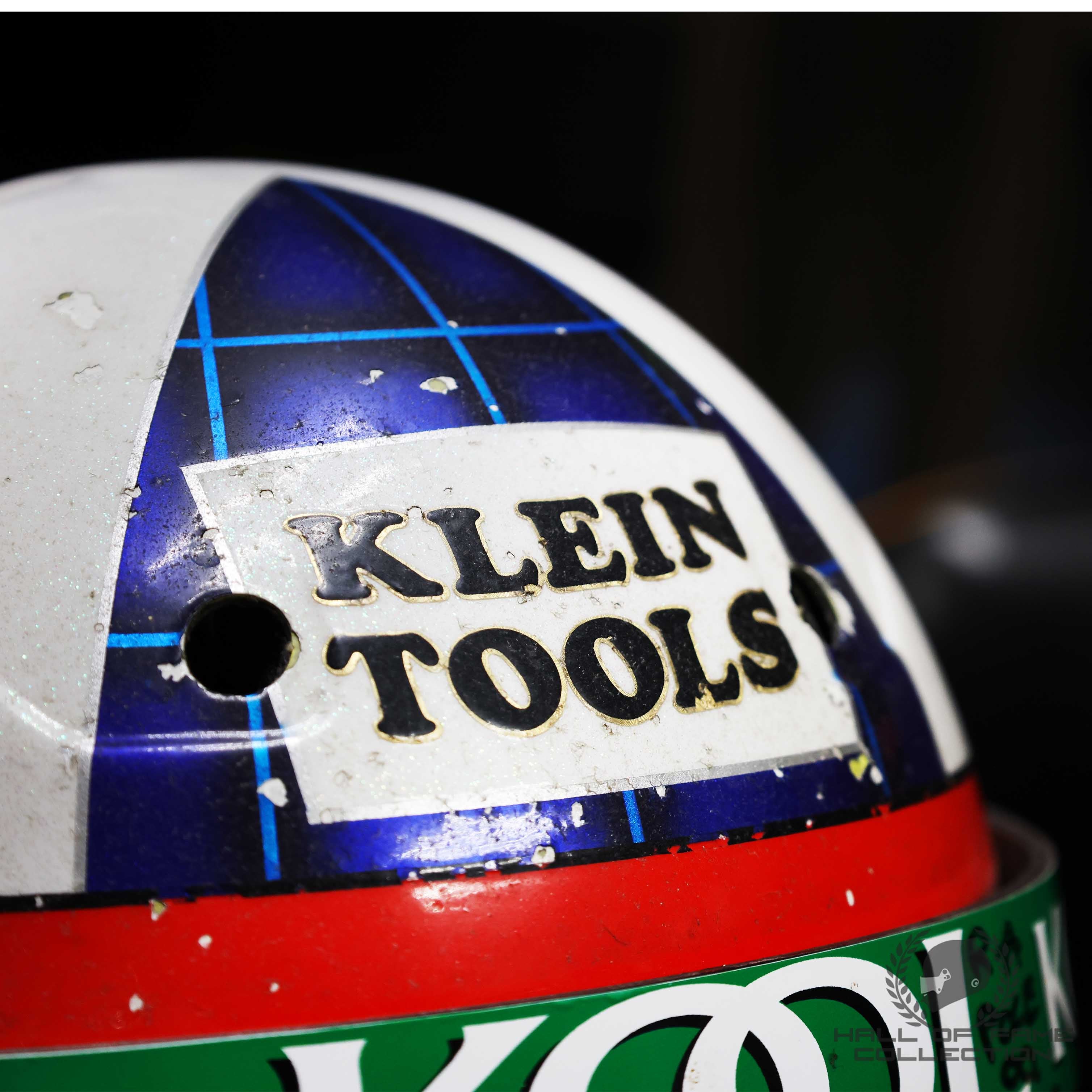 2000 Dario Franchitti Michigan 500 Race Used Team Green IndyCar Helmet