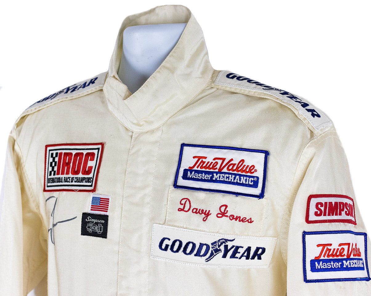 1992/93 Davy Jones Signed Race Used International Race of Champions IROC Suit
