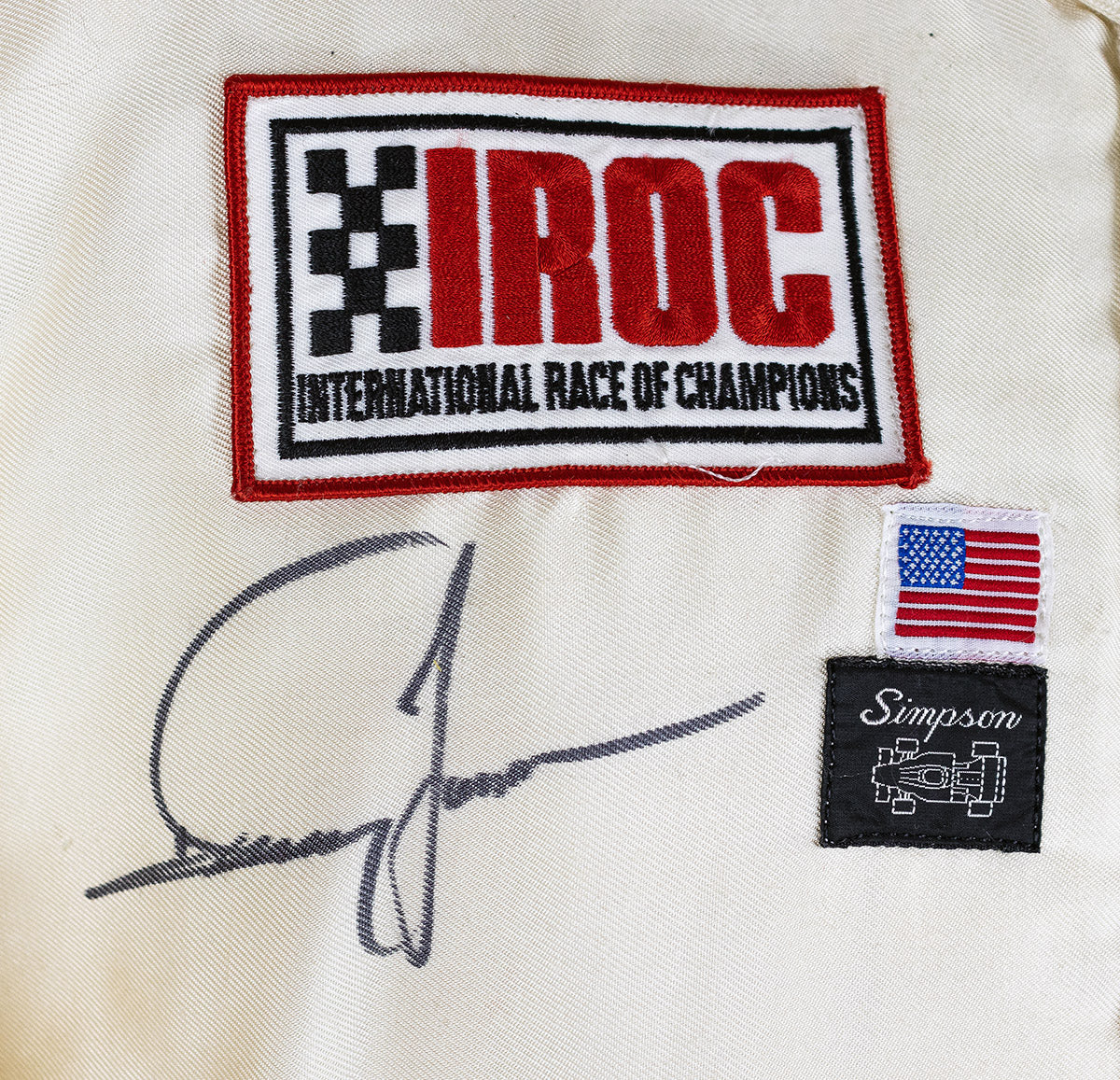 1992/93 Davy Jones Signed Race Used International Race of Champions IROC Suit