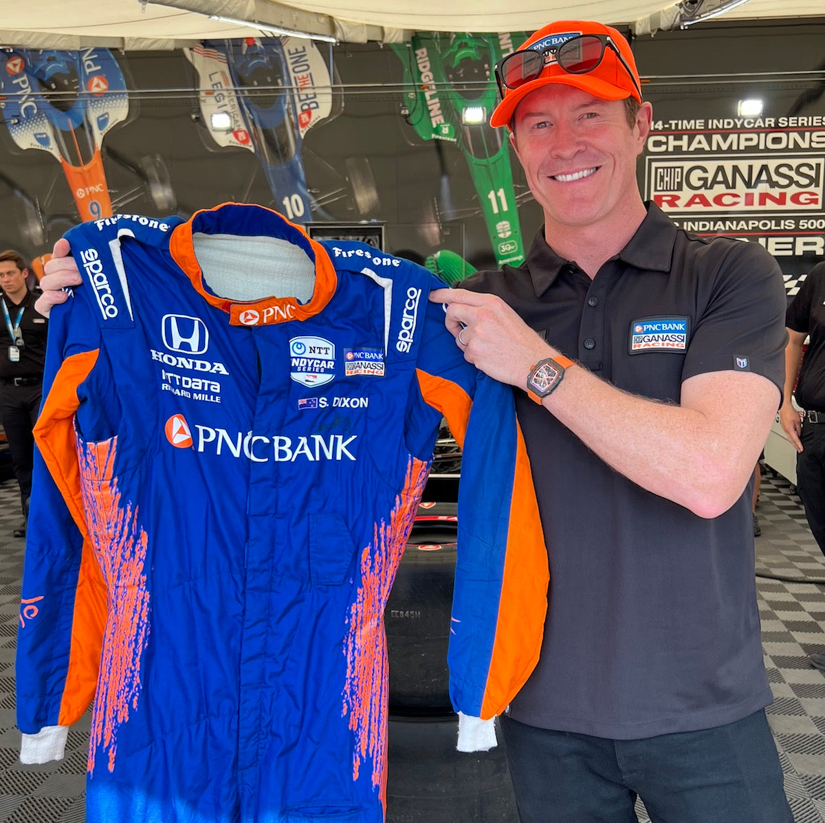 2022 Scott Dixon Signed Long Beach Race Used PNC Ganassi IndyCar Suit