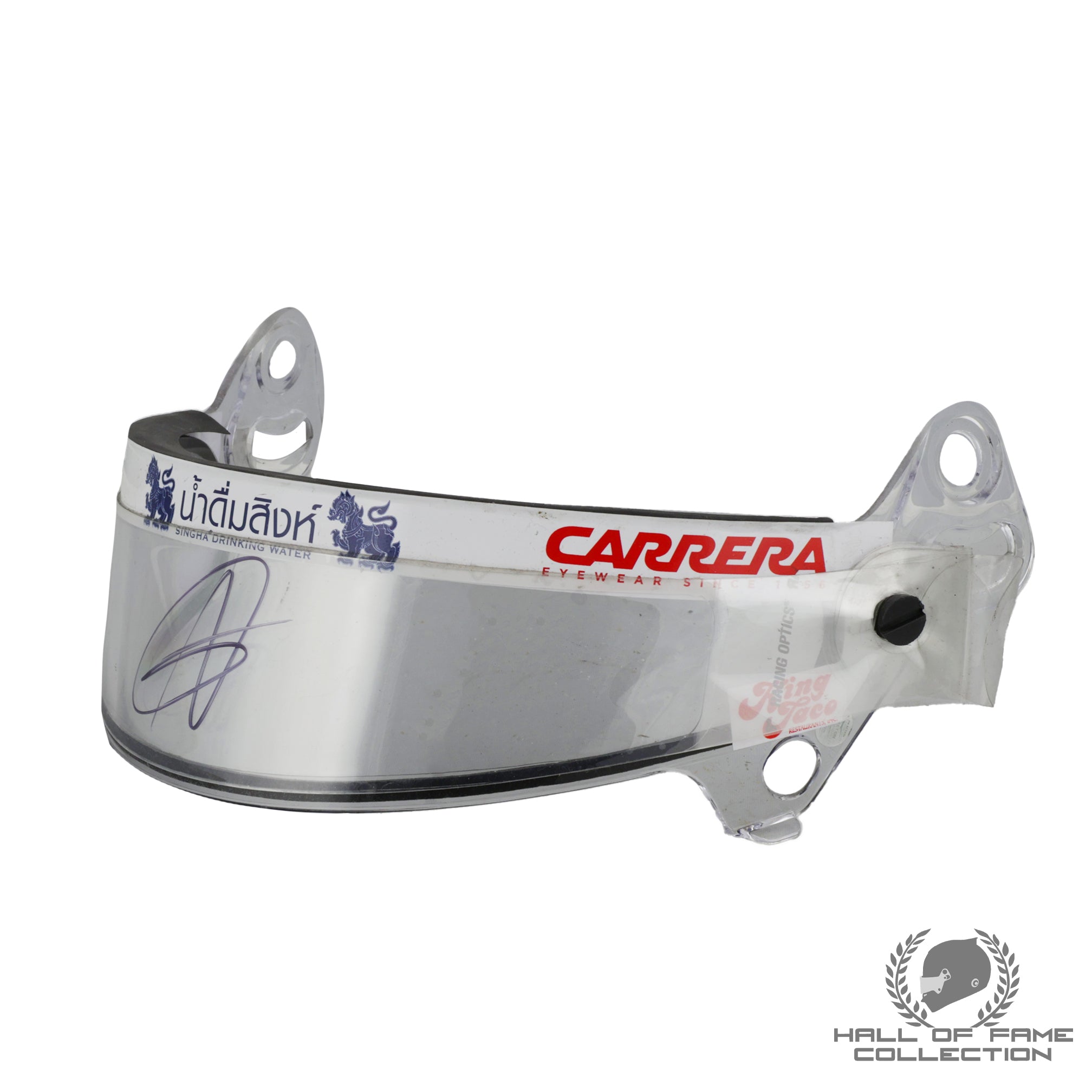 2021 Antonio Giovinazzi Signed Race Used Alfa Romeo Racing F1 Visor