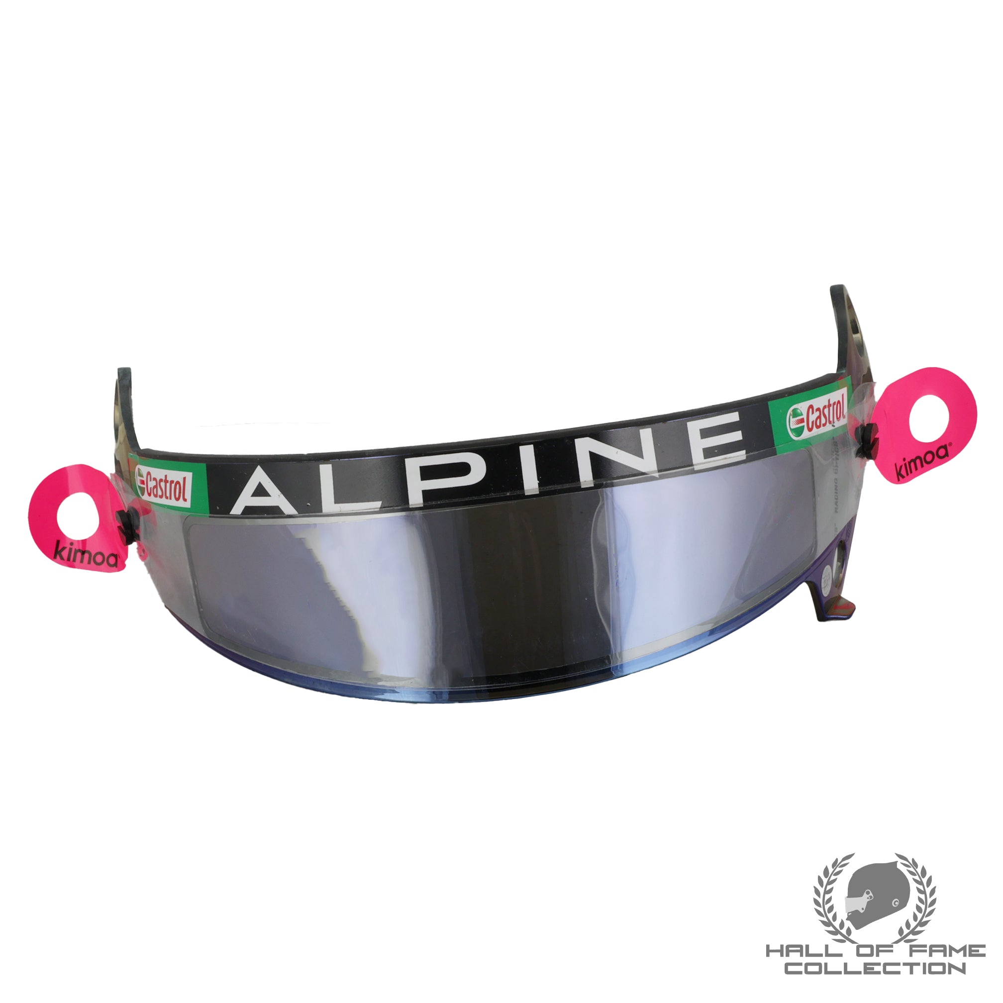 2022 Fernando Alonso Race Used Alpine F1 Visor