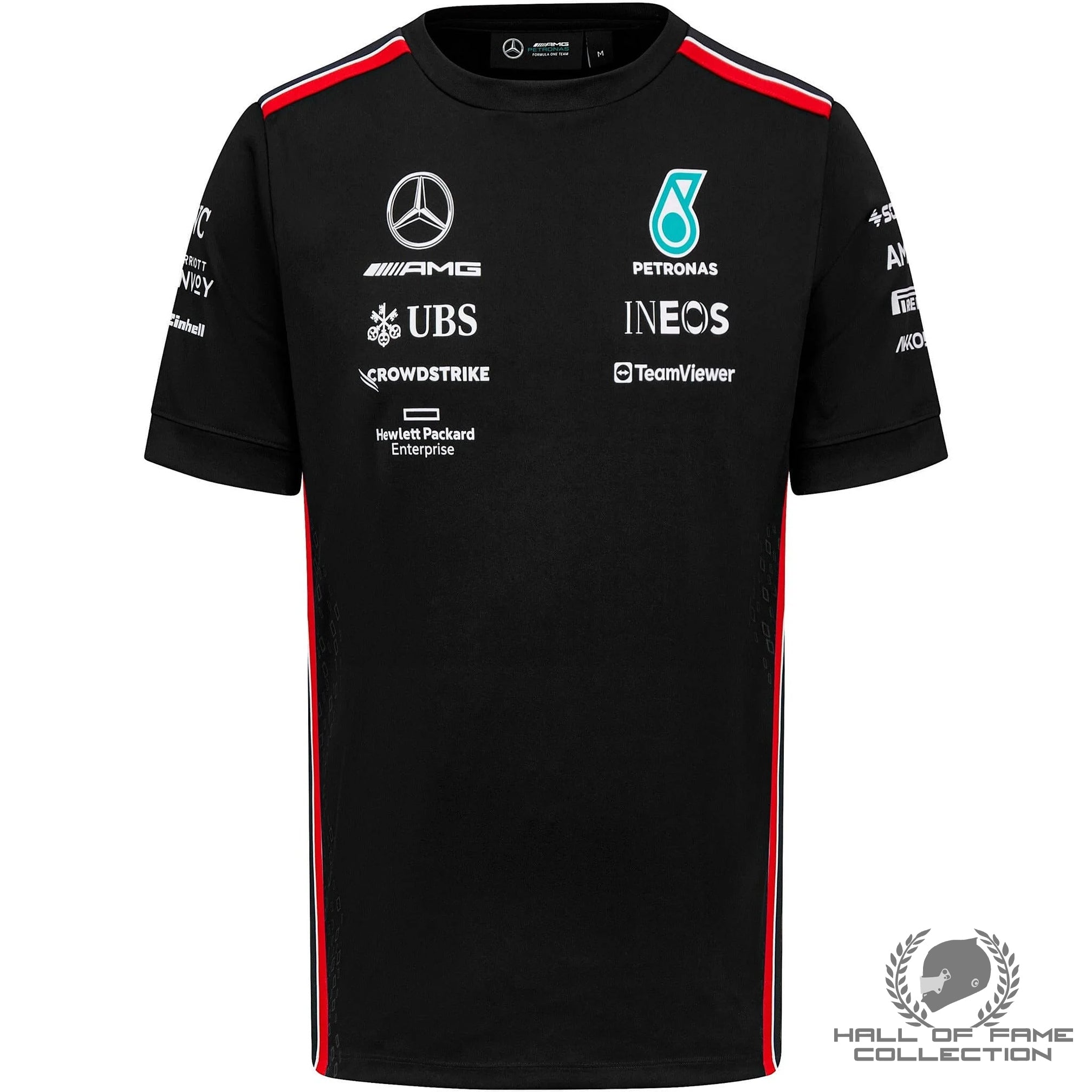Mercedes AMG Petronas F1 2023 Men's Driver T-Shirt - Black
