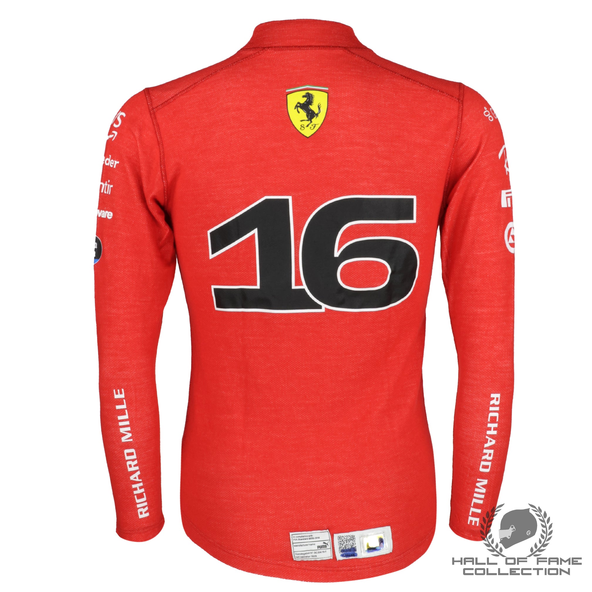 2023 Charles Leclerc Race Used Scuderia Ferrari F1 Nomex