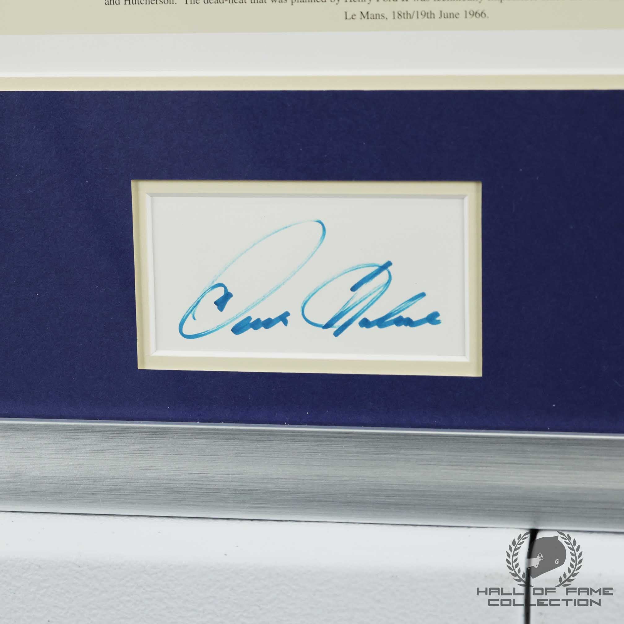 1966 Multi Signed "Formation Finish" Le Mans Framed Print