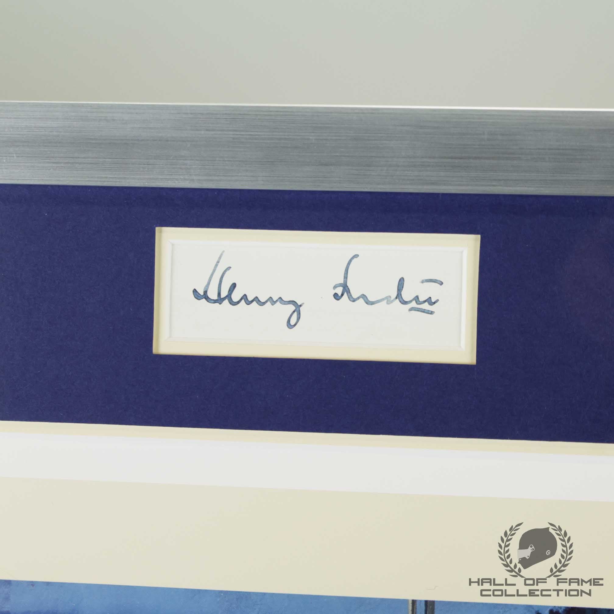 1966 Multi Signed "Formation Finish" Le Mans Framed Print