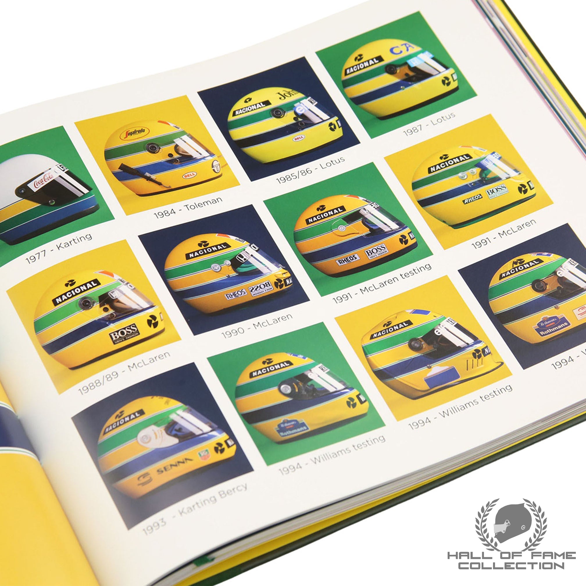 Formula Helmet "The Glorious Years of F1 Helmets 1969-1999" F1 Book