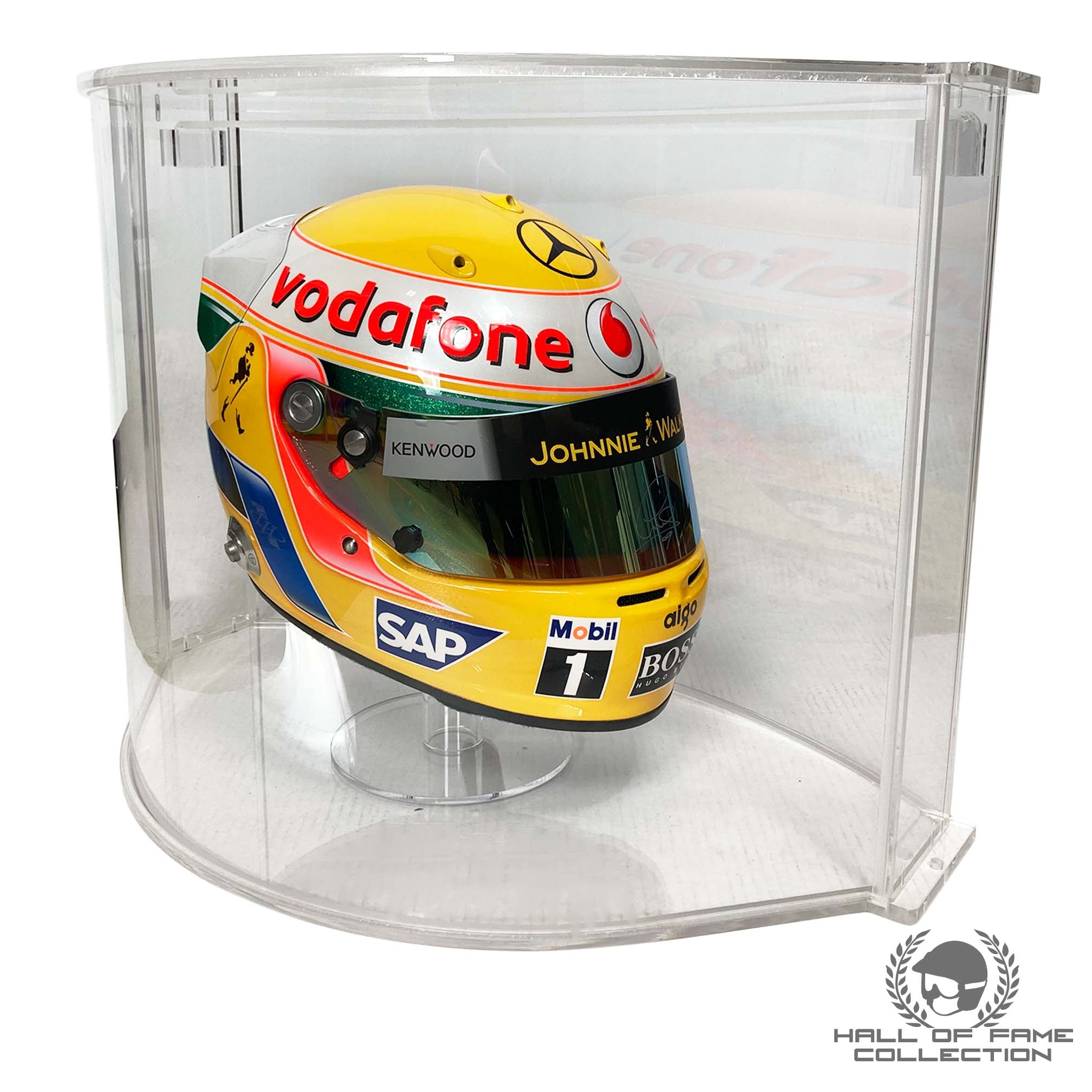 *Gently Used* Full Size Hall Of Fame Collection Race Helmet Display Case