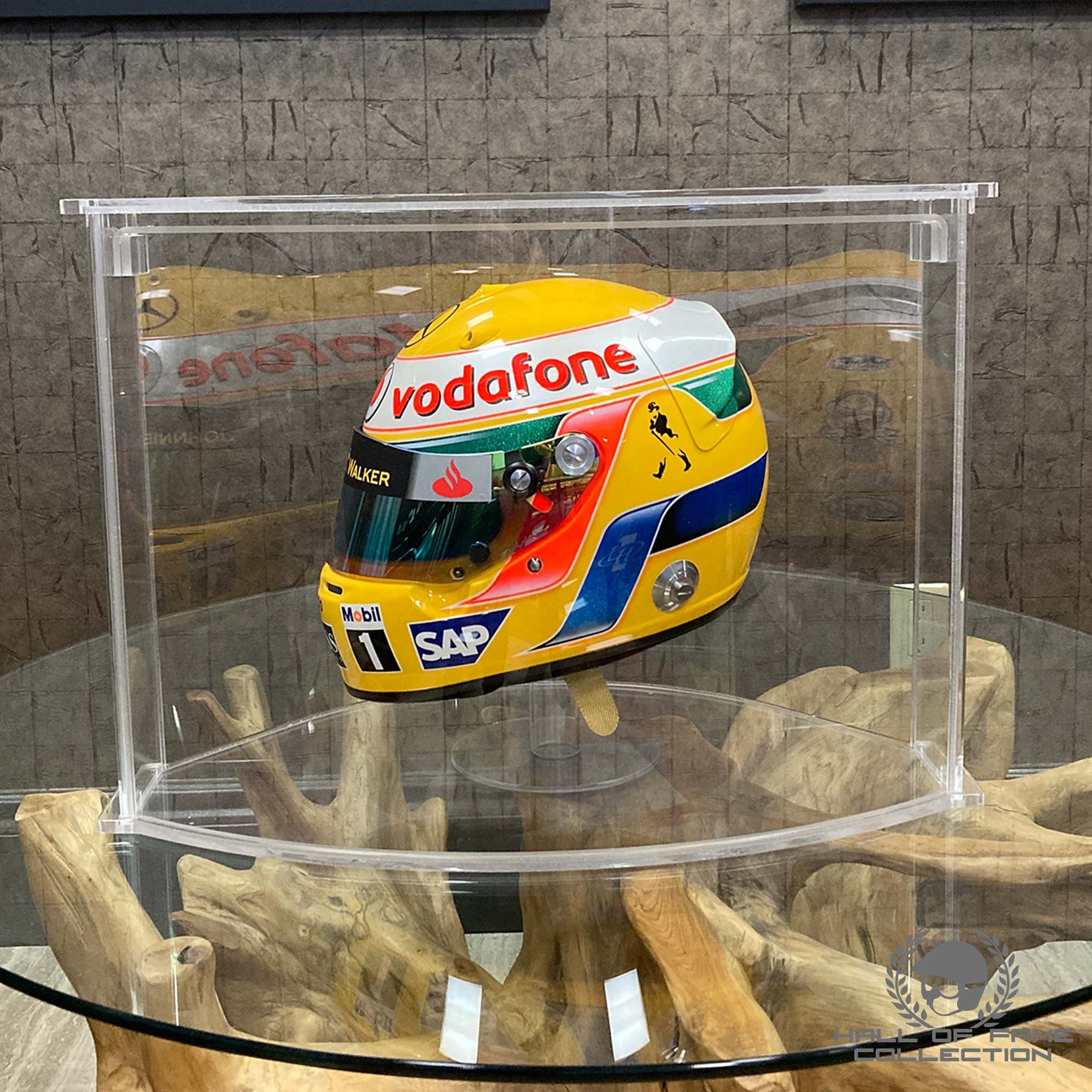 Full Size Hall Of Fame Collection Race Helmet Display Case