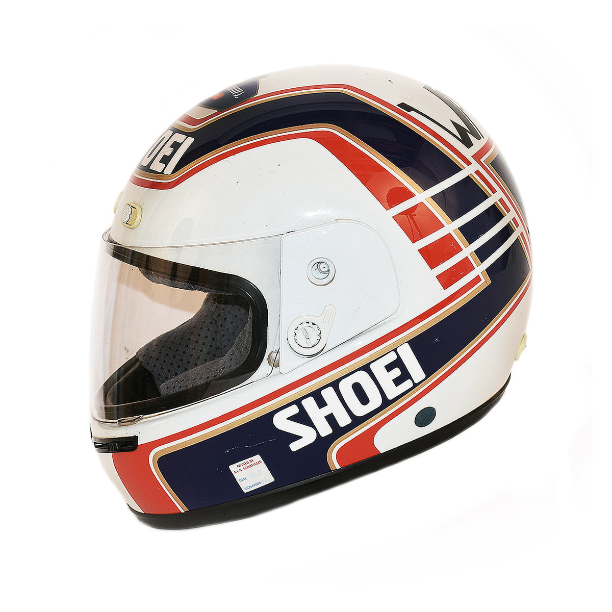 1986 Wayne Gardner 500cc / MotoGP Race Used Rothmans Honda Helmet