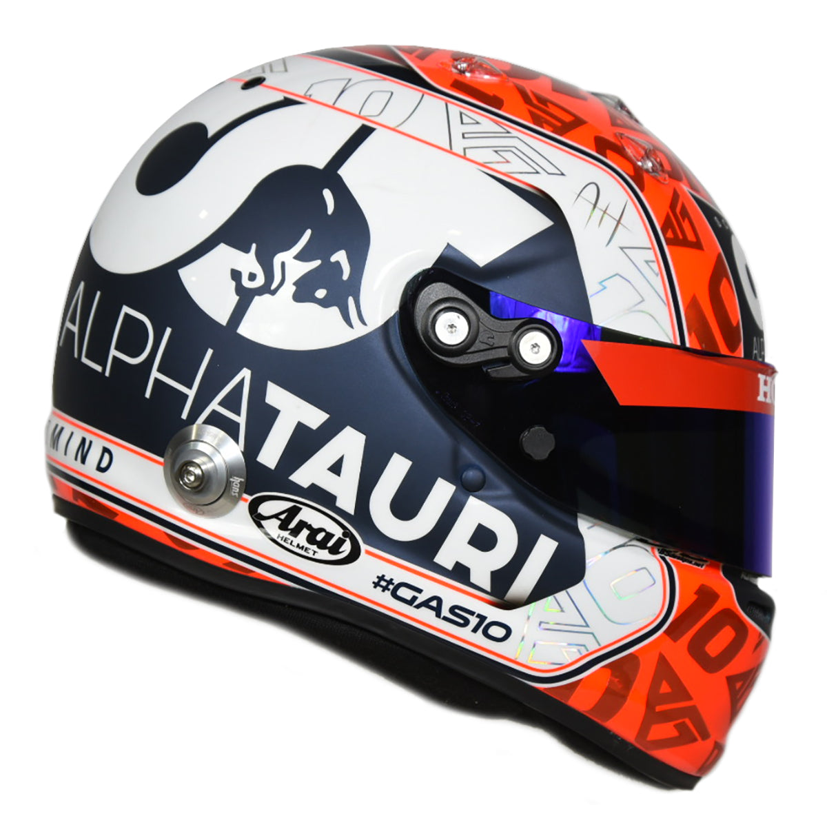 2020 Pierre Gasly Signed Race Used Scuderia AlphaTauri Arai GP-7 F1 Helmet