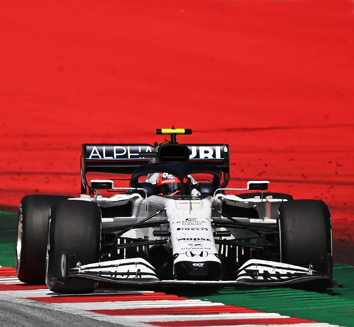 2020 Pierre Gasly Signed Race Used Scuderia AlphaTauri Arai GP-7 F1 Helmet