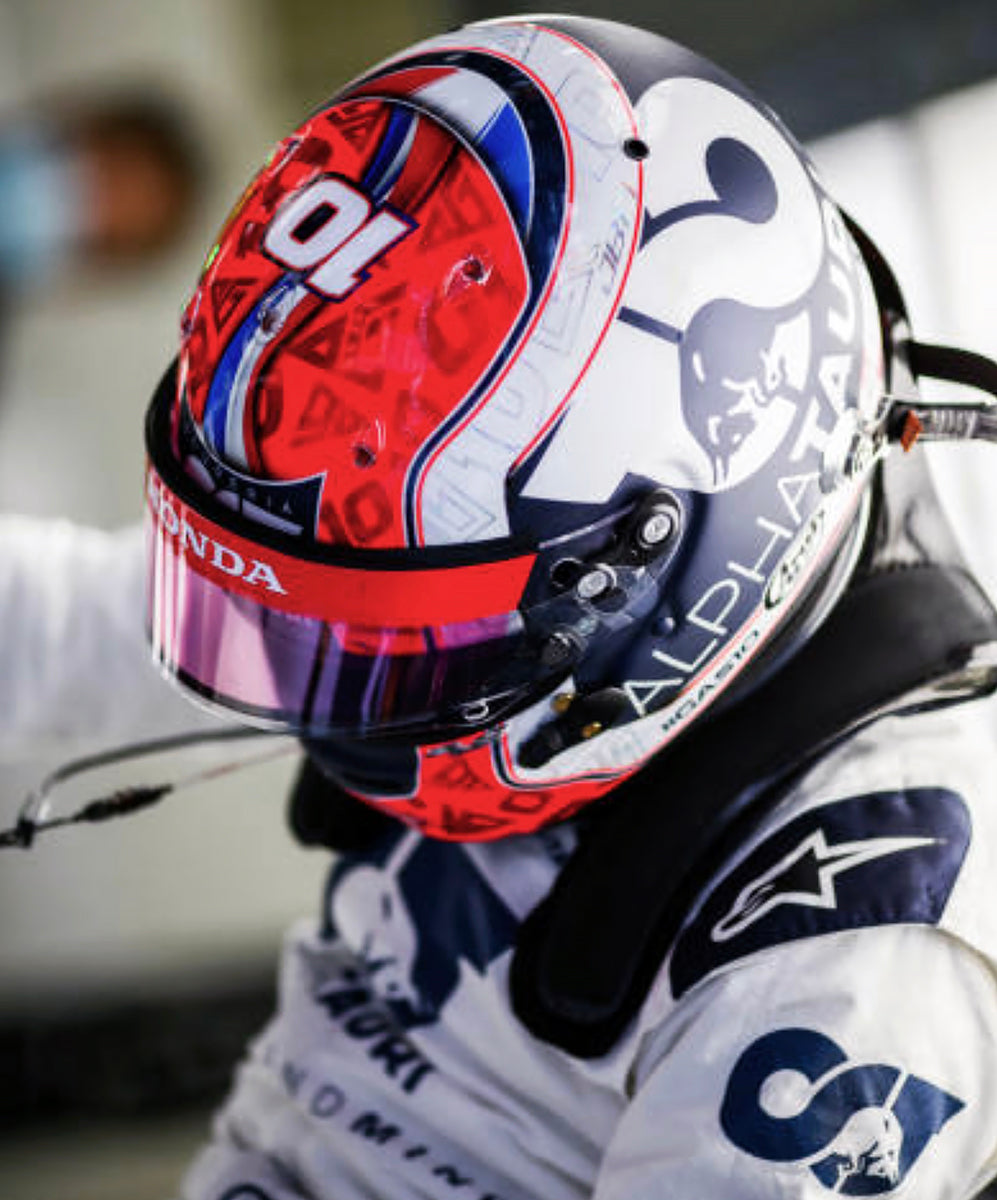2020 Pierre Gasly Signed Race Used Scuderia AlphaTauri Arai GP-7 F1 Helmet