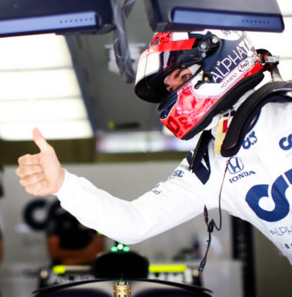 2020 Pierre Gasly Signed Race Used Scuderia AlphaTauri Arai GP-7 F1 Helmet