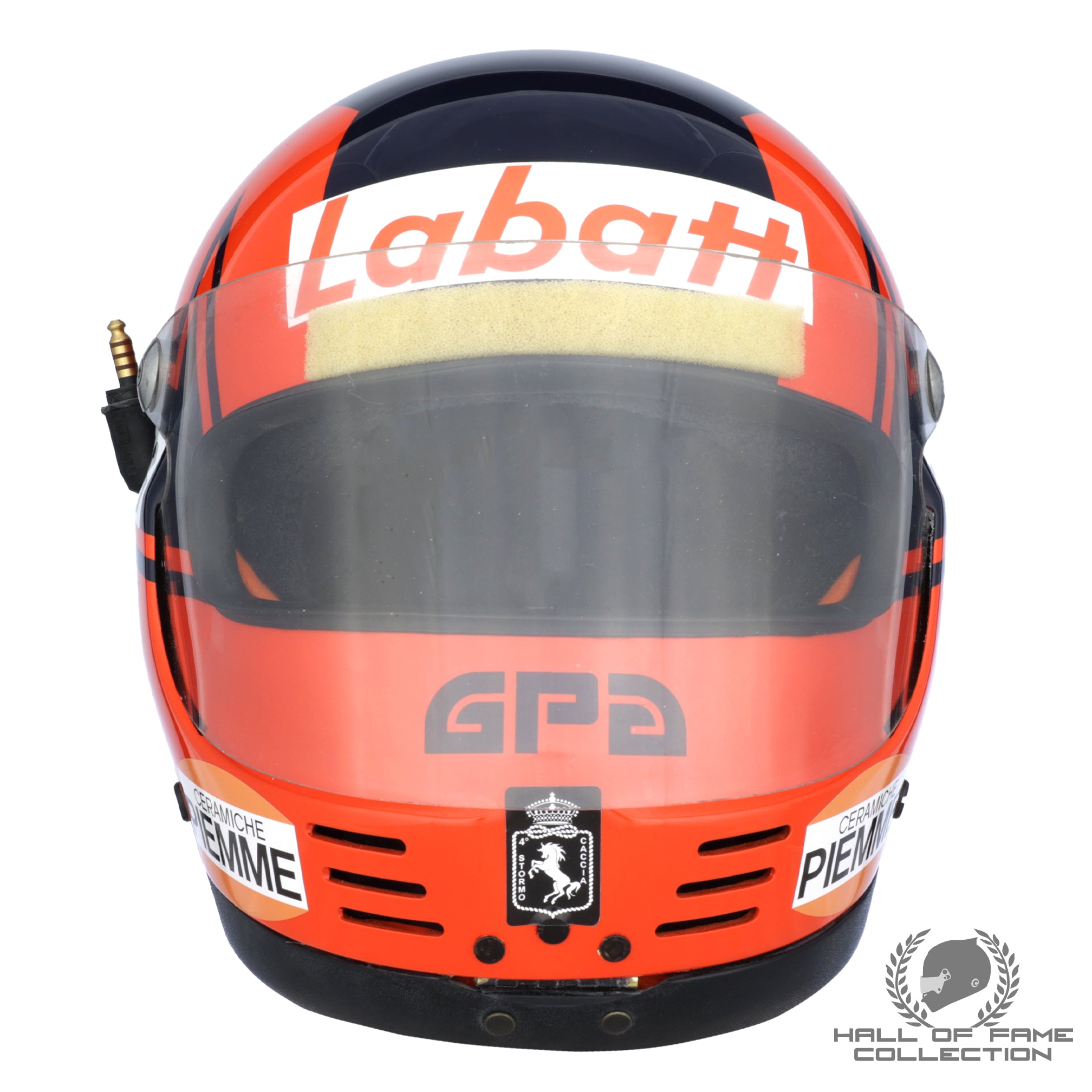 1981 Gilles Villeneuve GPA Scuderia Ferrari Replica F1 Helmet