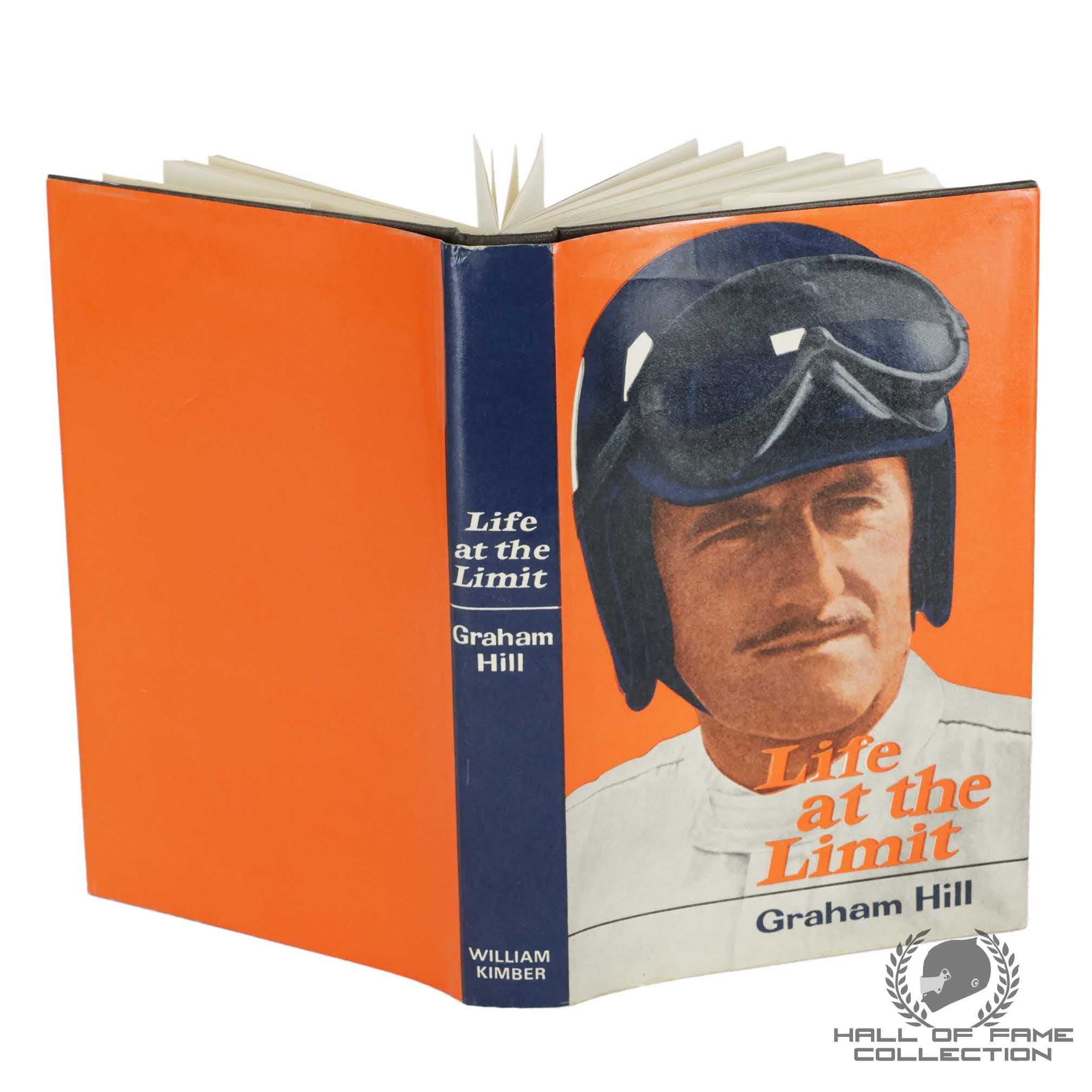 Graham Hill Signed First Edition of "Life at the Limit" Book