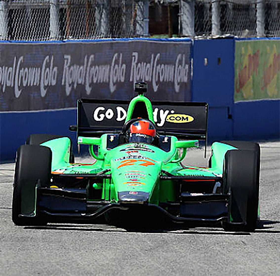 2012 James Hinchcliffe Signed GoDaddy Andretti Autosport IndyCar Race Worn Suit