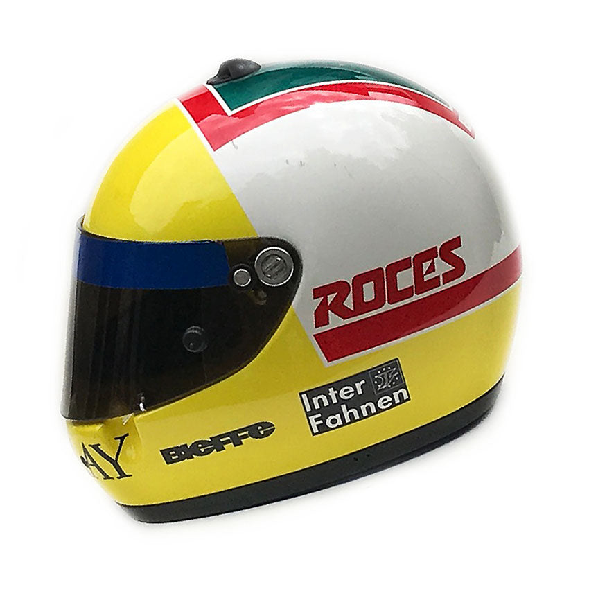 1996 Luca Badoer, race used Forti Corse Helmet